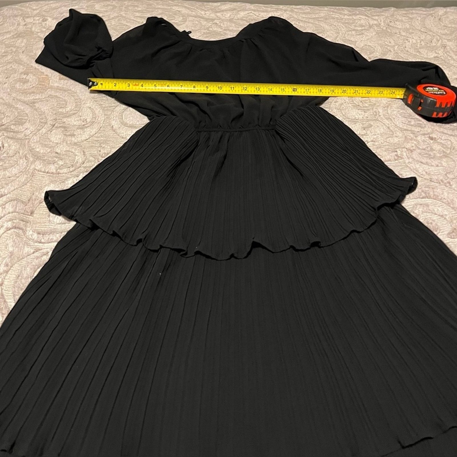 & Other Stories Women's Layered Ruffle Hem Casual Maxi Dress | Size S | NWOT Size S / US 4 / IT 40 - 7 Thumbnail