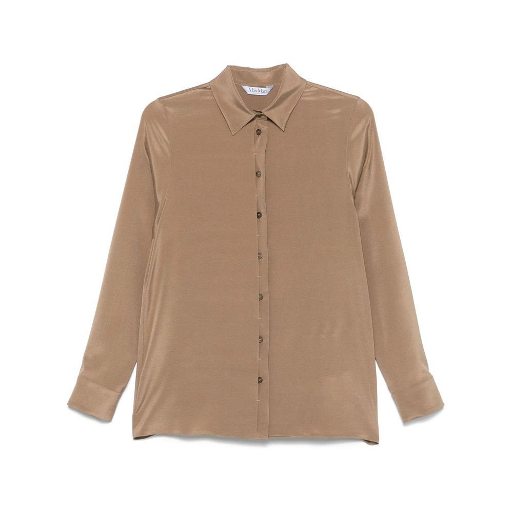 Max Mara Max Mara BROWN Tops - Shirts Size M / US 6-8 / IT 42-44 - 1 Thumbnail