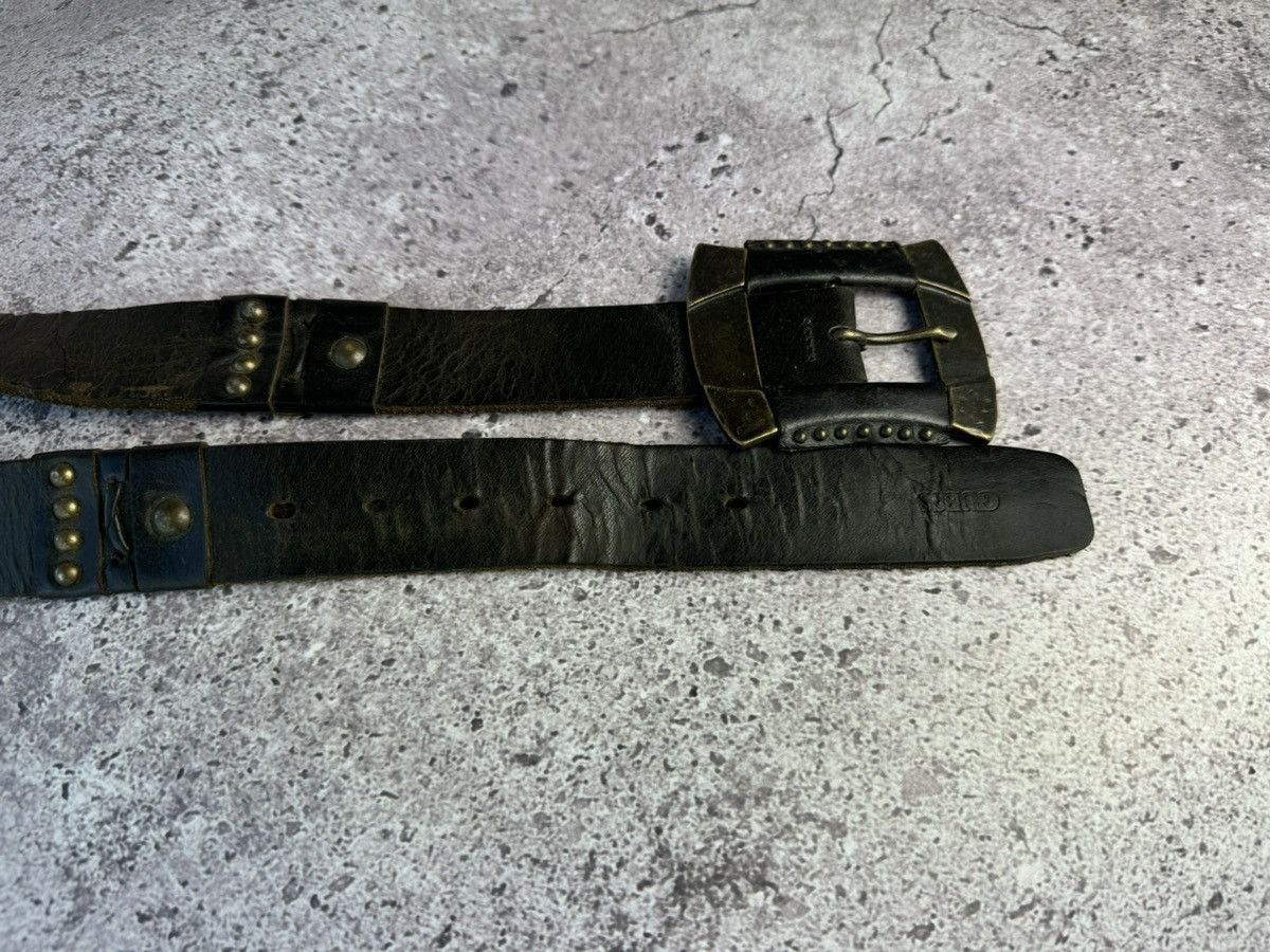 Guess × Vintage Guess Rare Leather Belt Vintage Size ONE SIZE - 6 Thumbnail