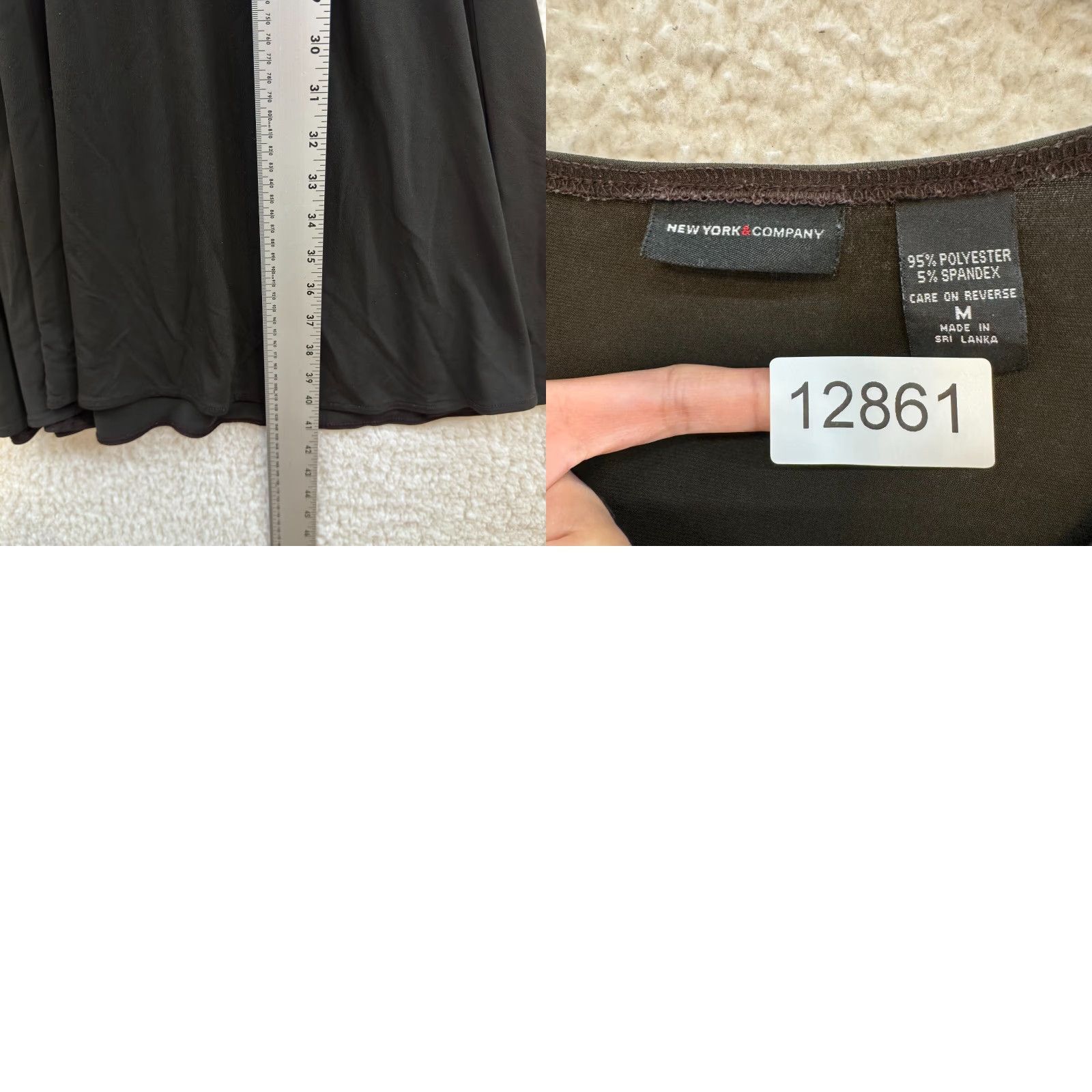 Vintage VINTAGE New York & Company Midi Dress Brown M Size M / US 6-8 / IT 42-44 - 8 Thumbnail