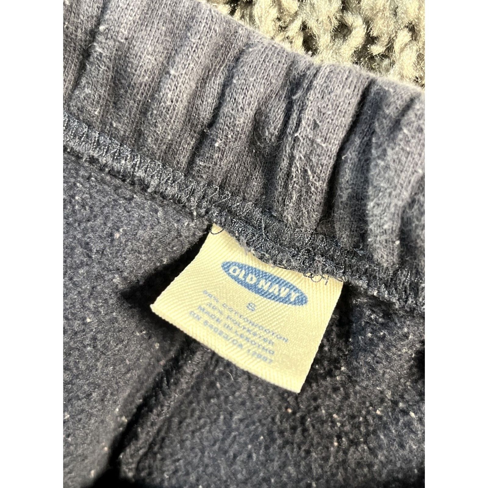 Old Navy VINTAGE Old Navy Sweatpants Mens Small Blue Drawstring Distressed Activewear Pants Casual Baggy Night? Size US 29 - 6 Thumbnail
