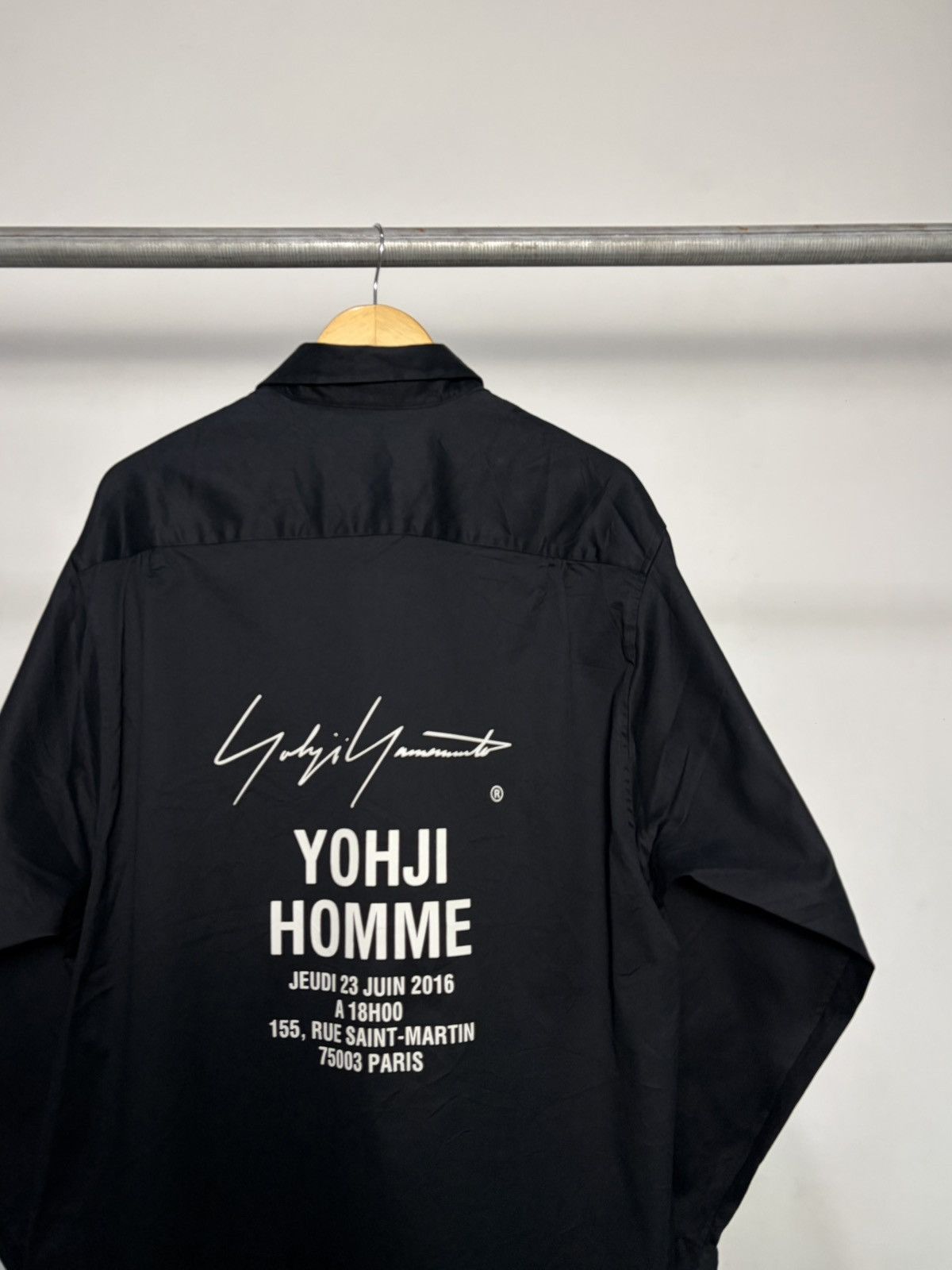 Yohji Yamamoto FREE TAX! Yohji Yamamoto Pour Homme Staff Shirt Size US L / EU 52-54 / 3 - 2 Thumbnail