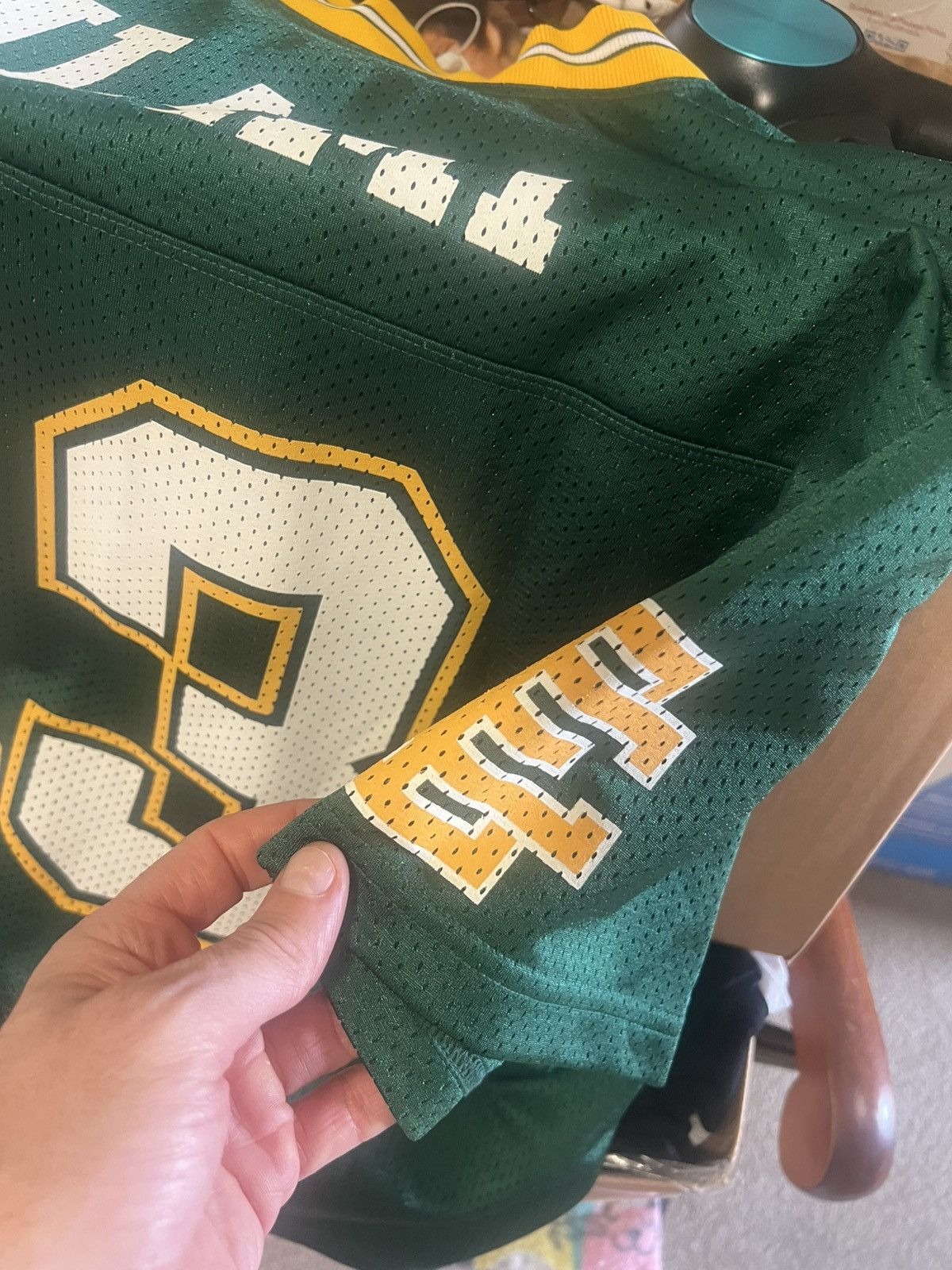 Eric Emanuel Eric Emanuel EE Miami football jersey green & yellow large Size US L / EU 52-54 / 3 - 9 Thumbnail