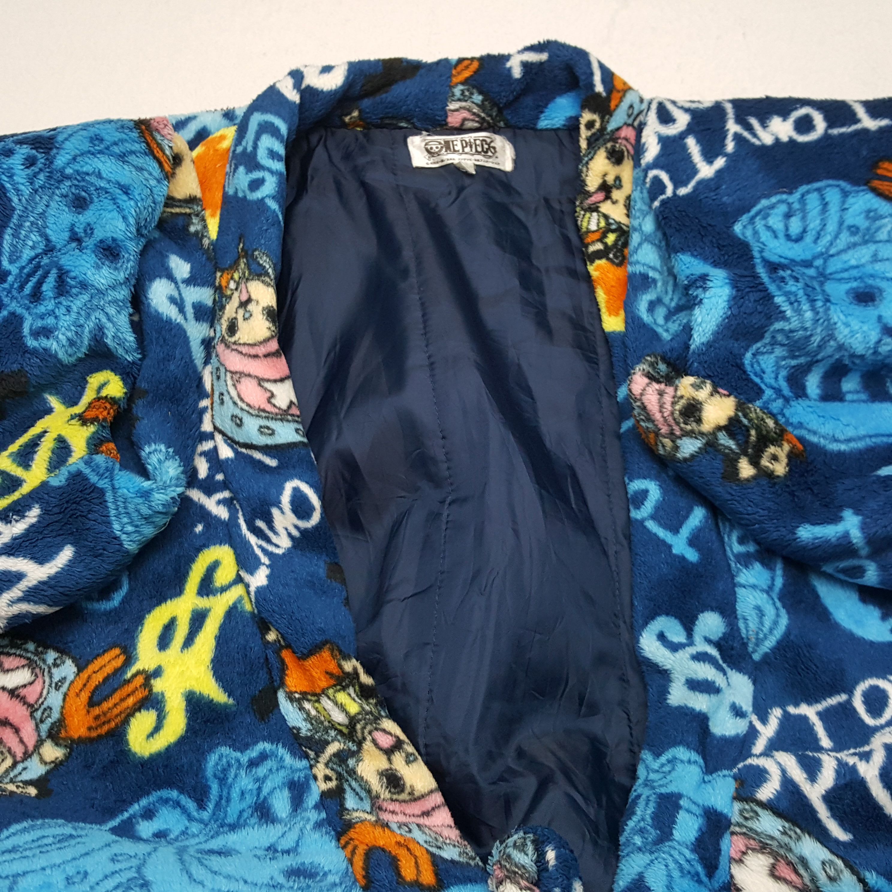 One Piece × Vintage Vintage ONE PIECE Japanese Animated Series Kimono Jacket Size US L / EU 52-54 / 3 - 8 Thumbnail