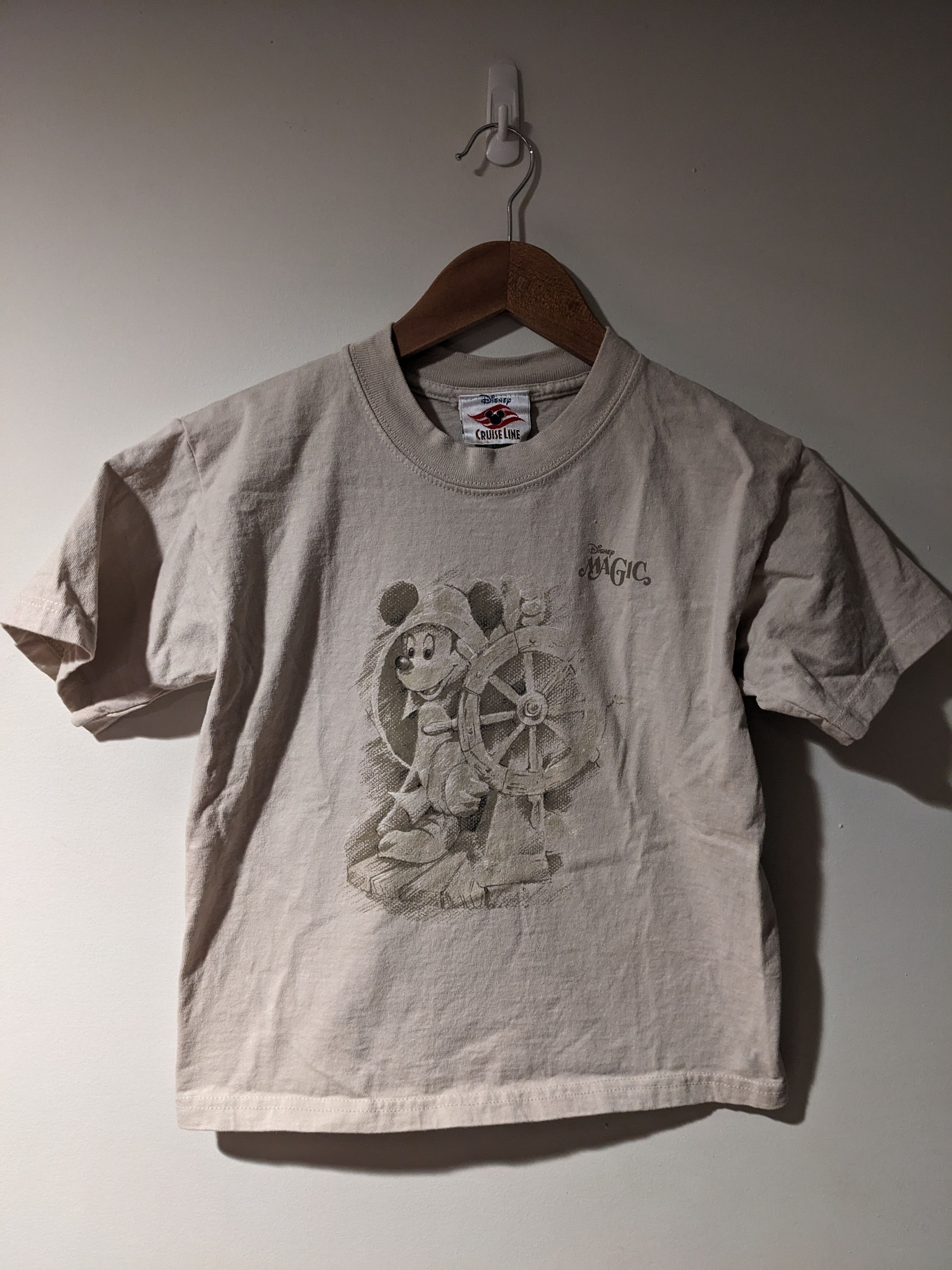 Disney × Vintage Vintage 90s Disney Cruise Magic Mickey Mouse Pirate T-Shirt Size US XS / EU 42 / 0 - 1 Thumbnail