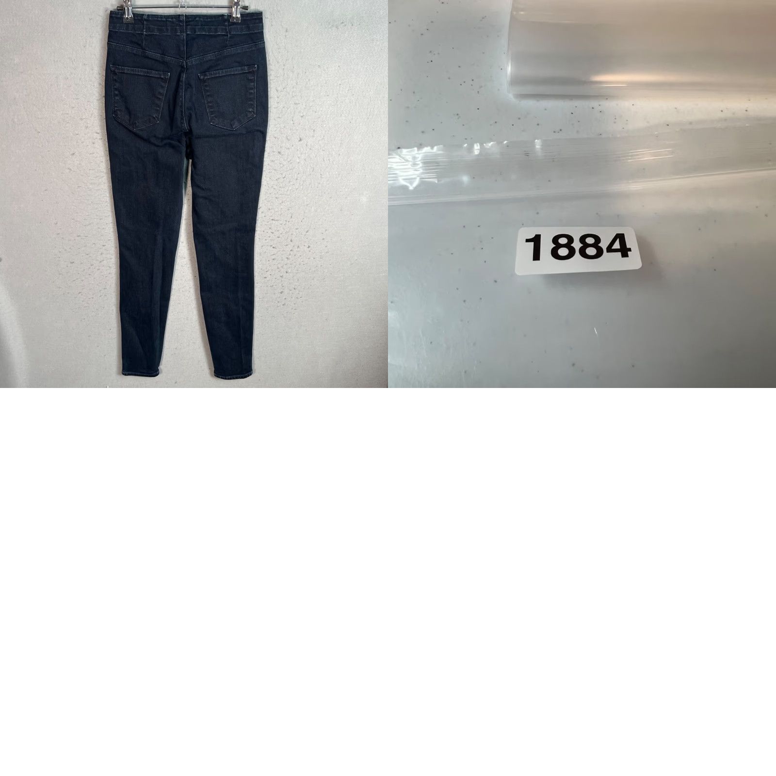 J Brand J Brand Jeans Skinny 27 Blue Natasha Sky High High Rise 5-Pocket Denim Cotton Polyurethane Womens Vintage No N/A Size 27" / US 4 / IT 40 - 9 Thumbnail