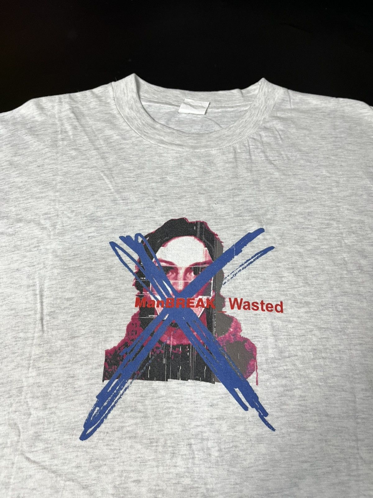 Band Tees × Vintage Vintage Rare manBREAK Wasted 1997 Electronic Band Size US L / EU 52-54 / 3 - 2 Thumbnail