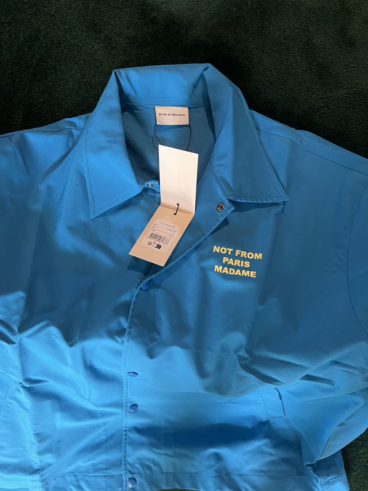 Drole De Monsieur La Veste Slogan Not From Paris Jacket Size US XL / EU 56 / 4 - 5 Thumbnail