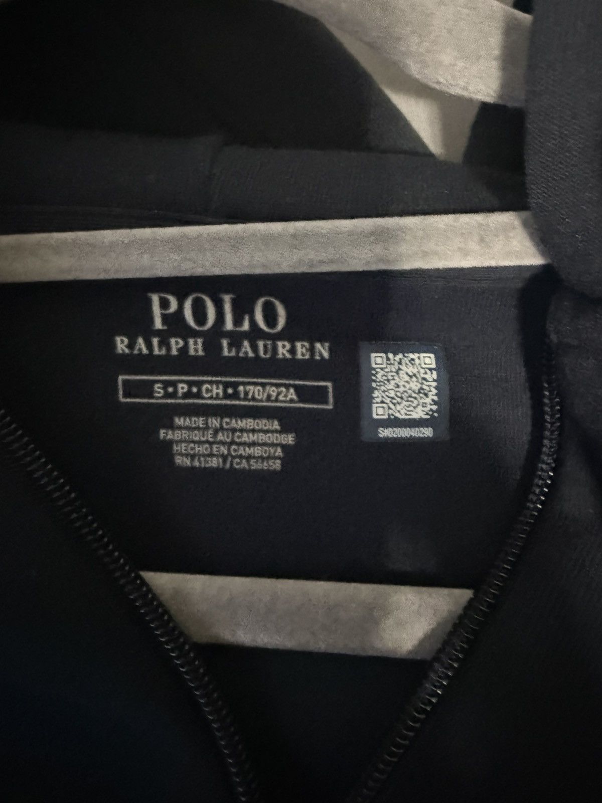 Polo Ralph Lauren Double-Knit Full-Zip Hoodie navy Size US S / EU 44-46 / 1 - 2 Thumbnail