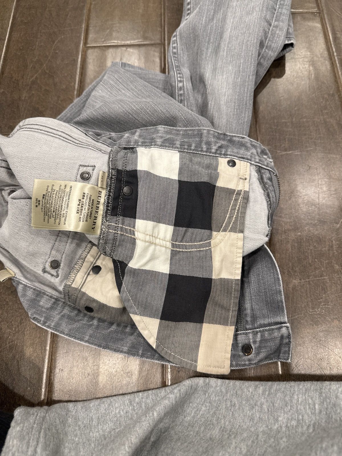 Burberry × Vintage ⚡️Burberry Brit Steadman Jeans Size 29" - 4 Thumbnail
