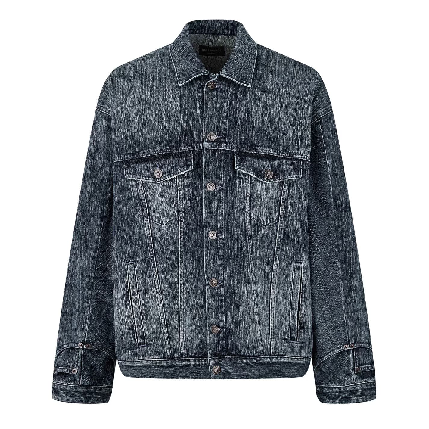 Balenciaga o1g2r1mq0226 Structured Tailored Fit Jacket In Blue Size US S / EU 44-46 / 1 - 1 Thumbnail
