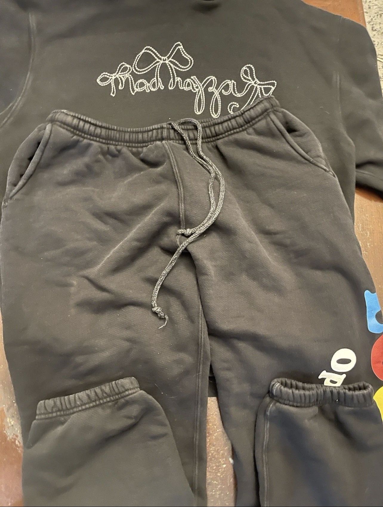 Madhappy Madhappy Black Embroidered Bow Logo Hoodie & Sweatpants Set Size US L / EU 52-54 / 3 - 1 Thumbnail