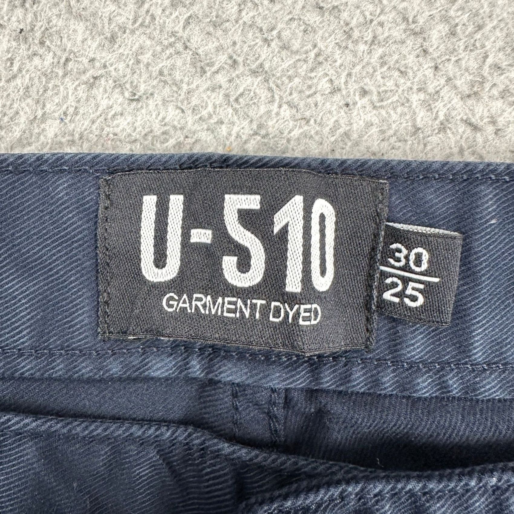 Vintage U-510 Garment Dyed Twill 5 Pocket Pants Mens 30X25 Navy Blue Casual Stretch NEW Size US 30 / EU 46 - 4 Thumbnail