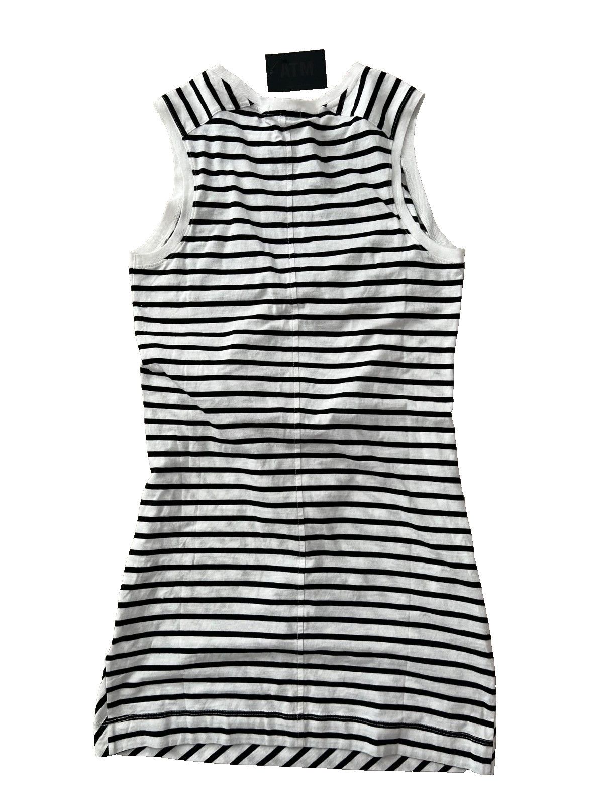 ATM Anthony Thomas Melillo ATM Twist Front Dress Striped ( M ) Size M / US 6-8 / IT 42-44 - 5 Thumbnail