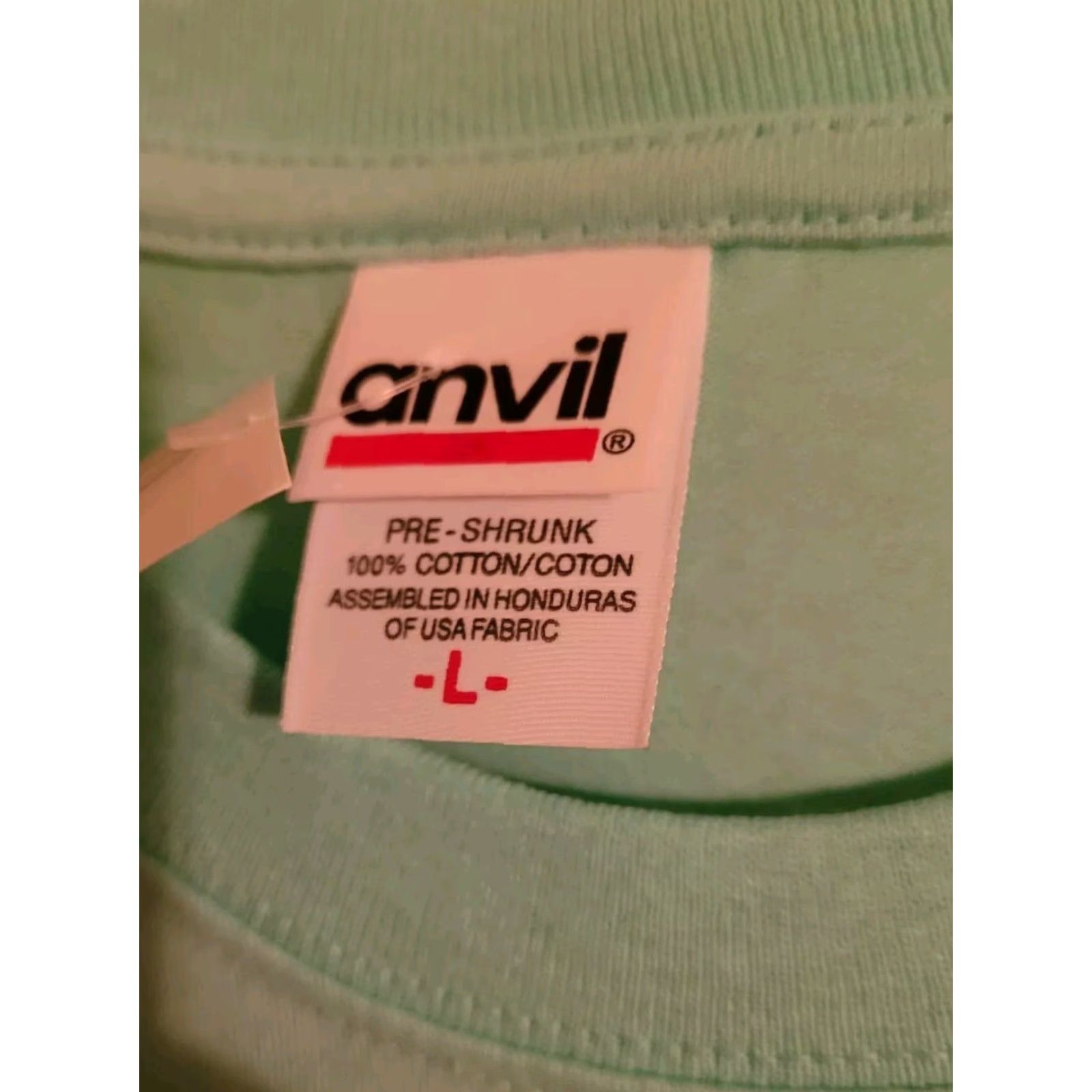 Anvil Soft Coated Wheaten Terrier Dog Lovers T Shirt Large Anvil 100% Cotton Green Unisex Adults Crew Neck Short Sleeve NWT NEW Size L / US 10 / IT 46 - 4 Thumbnail