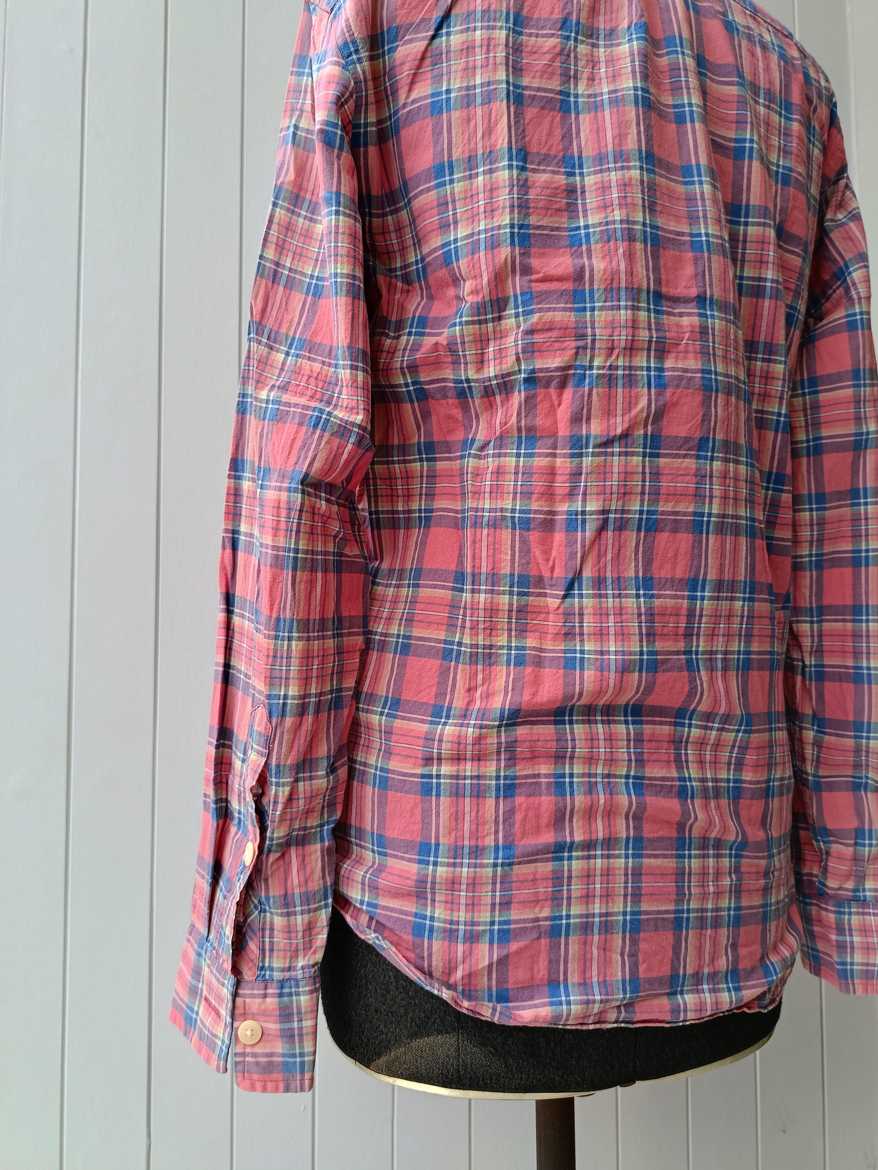 J.Crew Jcrew madras plaid double pockets slim fit XS shirt Size US XS / EU 42 / 0 - 10 Thumbnail