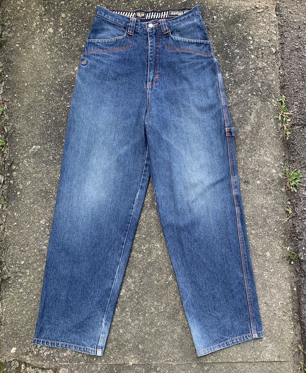 Vintage Vintage Johnny Blaze Baggy Denim Jeans Size US 29 - 3 Thumbnail
