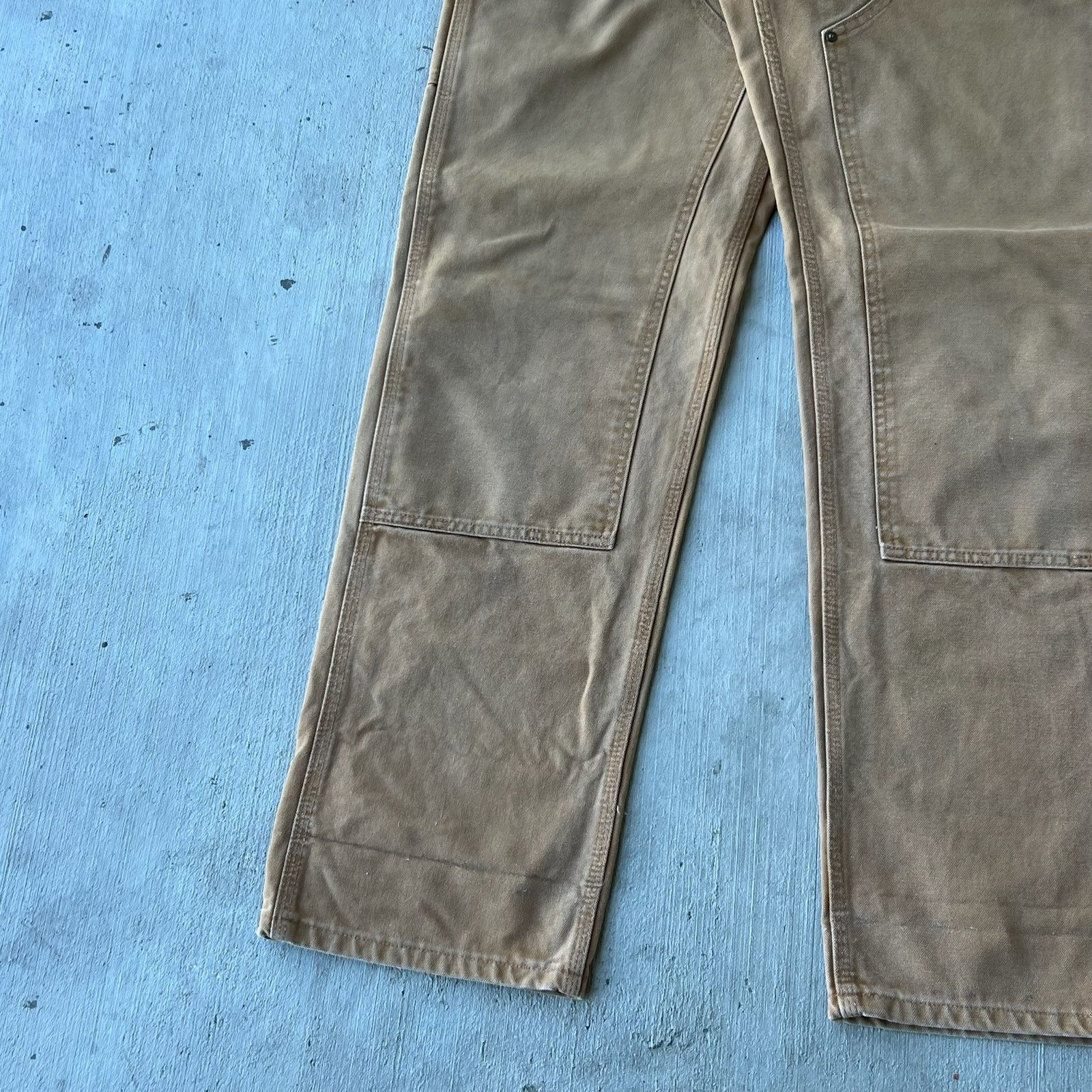 Carhartt × Vintage Carhartt brown double knee work wear carpenter pants Size US 32 / EU 48 - 4 Thumbnail