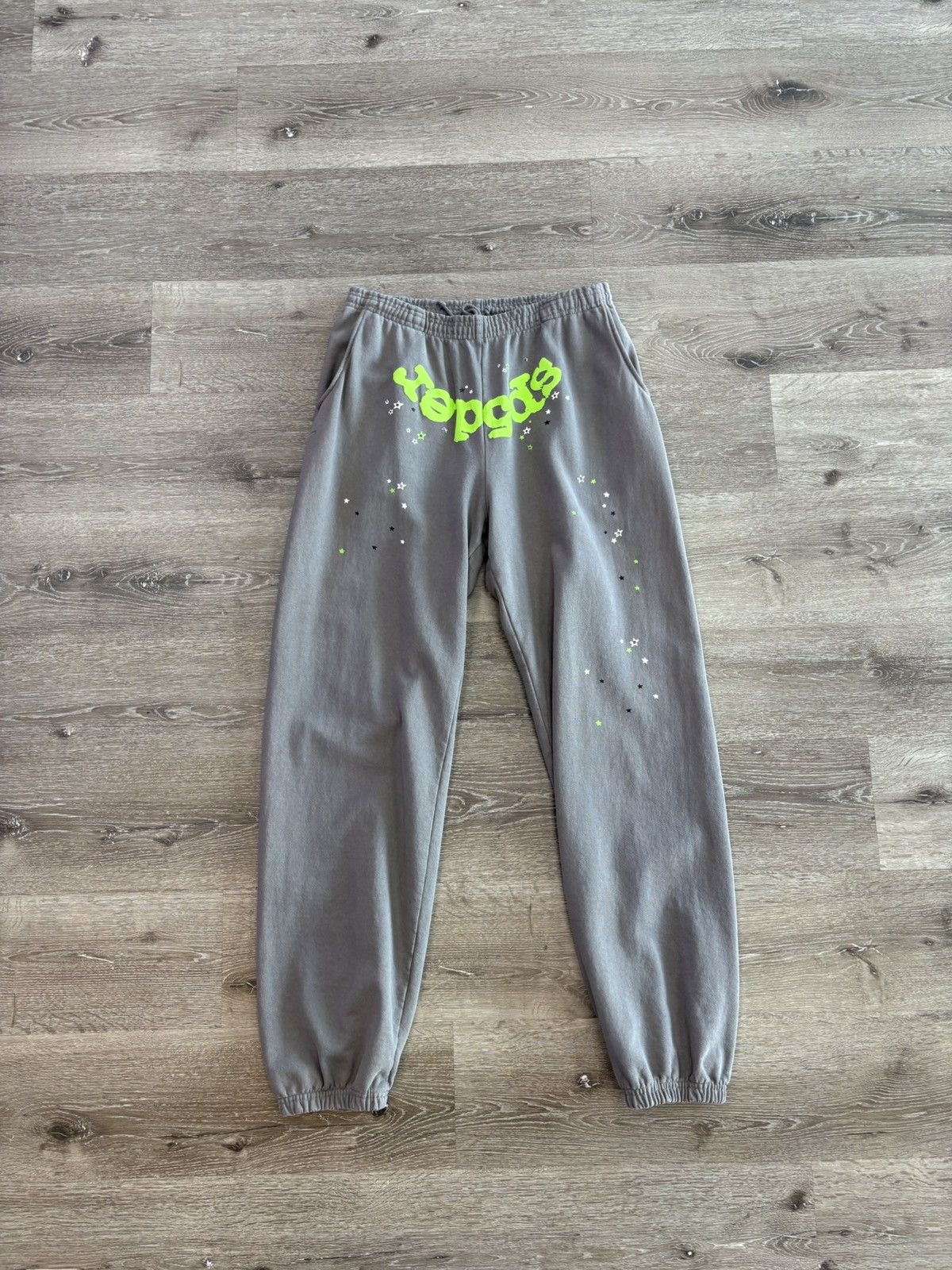 Sp5der Sp5der Wait Web Sweatpant “Slate Grey” Size US 34 / EU 50 - 1 Thumbnail