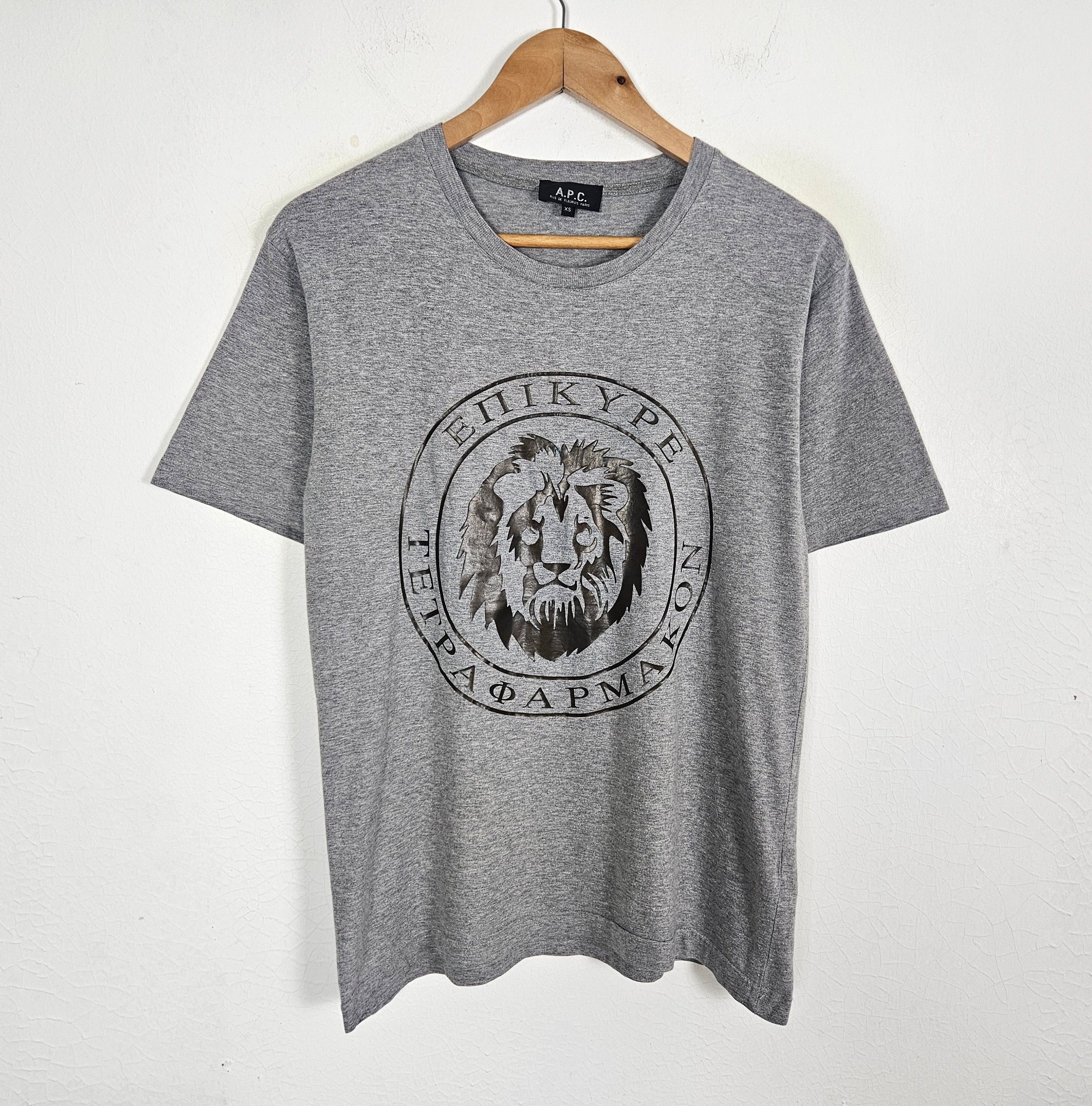 A.P.C. APC lion shirt Size US XS / EU 42 / 0 - 2 Thumbnail