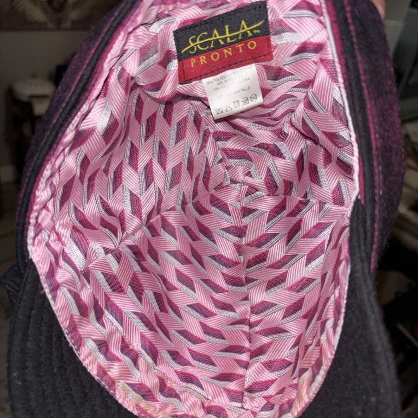 Vintage Y2K Scala Pronot Plaid Wool Cap Size ONE SIZE - 5 Thumbnail
