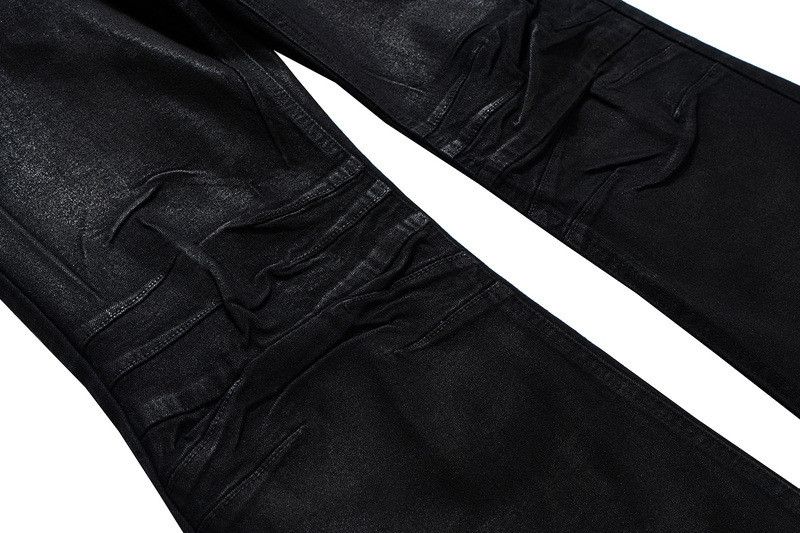 Designer Washed faded dirty stain paint grunge bootcut jeans Size US 34 / EU 50 - 10 Thumbnail