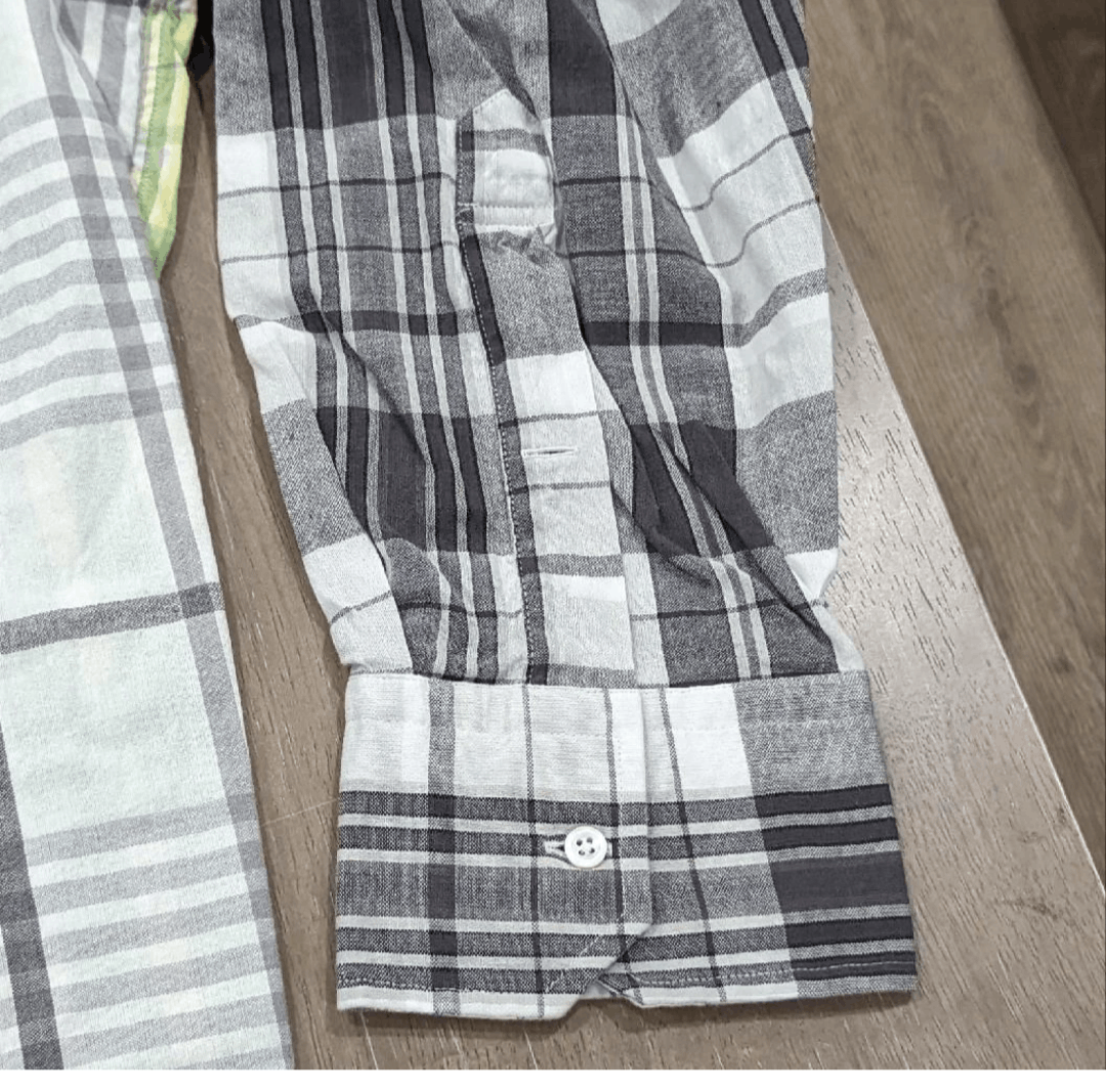 Thom Browne THOM BROWNE Contrast Stripe Sport Shirt Gray 2 - Medium Size US M / EU 48-50 / 2 - 5 Thumbnail