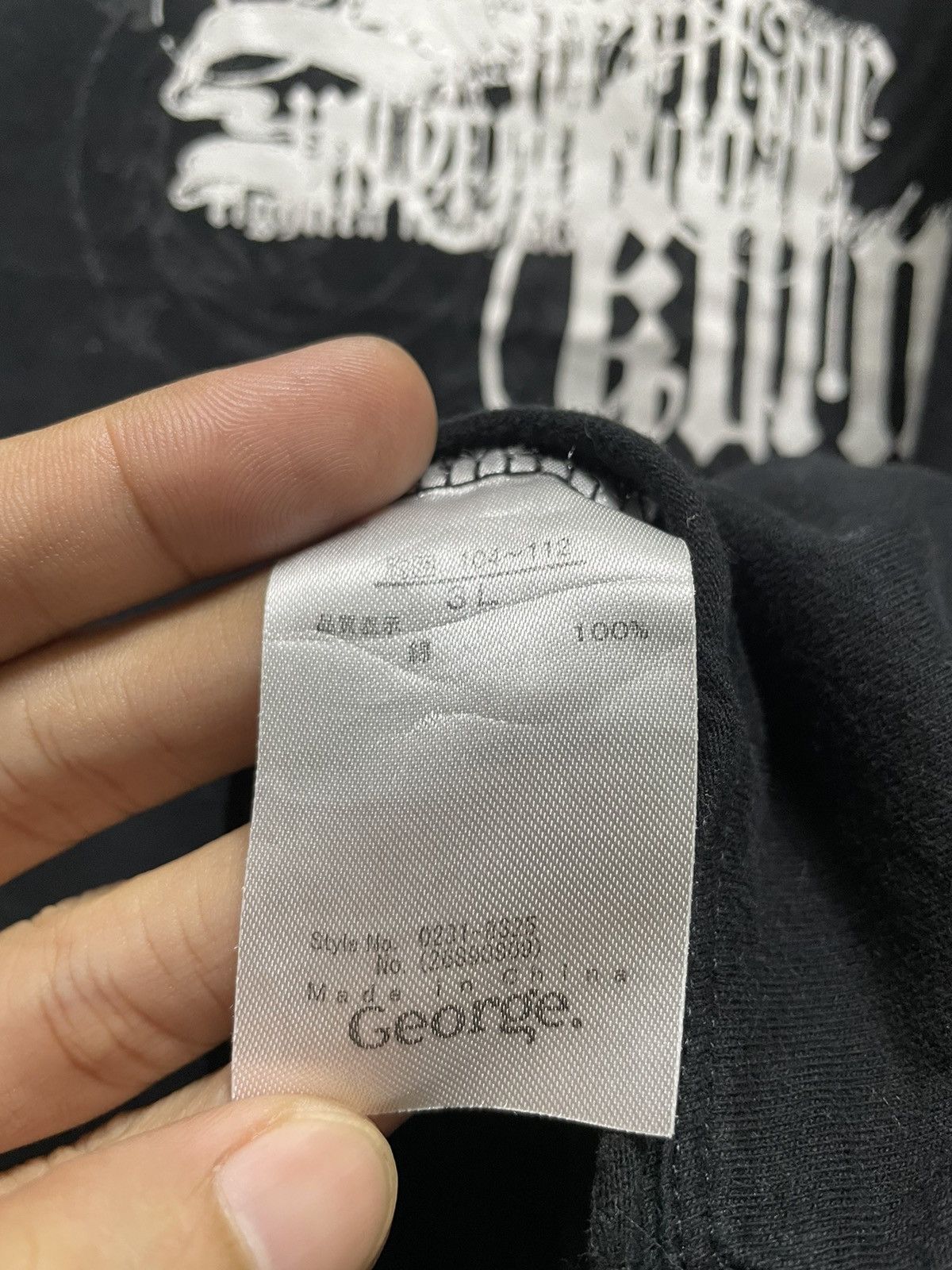 George Vintage Y2K George Affliction Tee Size US M / EU 48-50 / 2 - 4 Thumbnail
