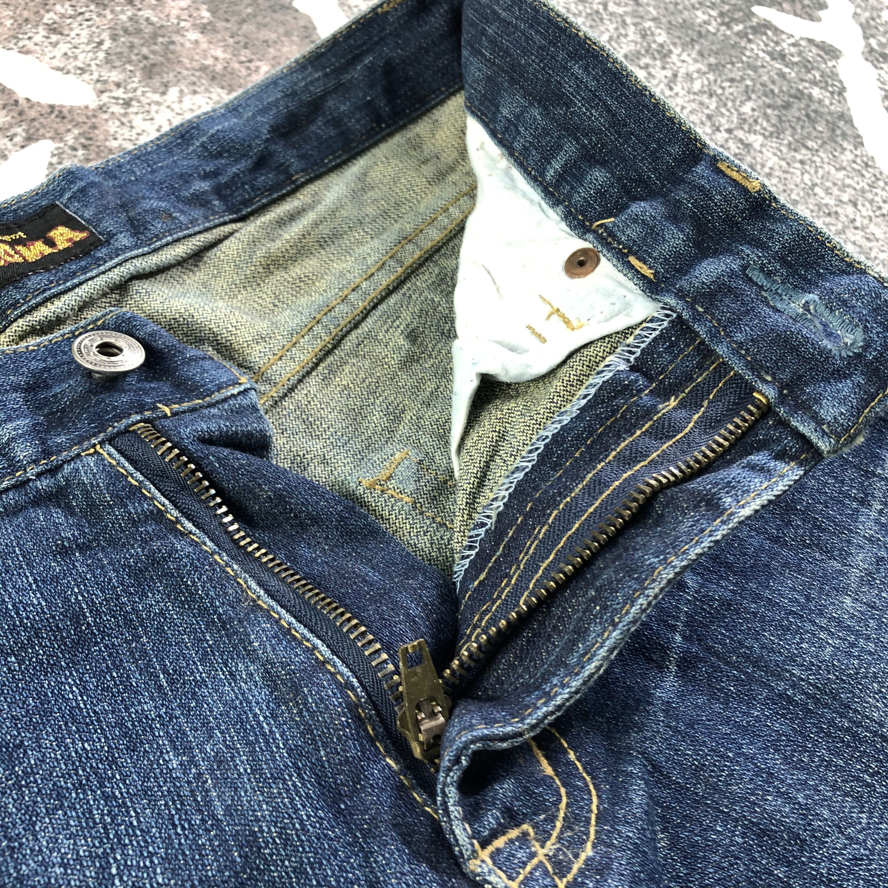 Japanese Brand Japanese Brand Point Loma Jeans Patchwork Denim KJ2299 Size US 32 / EU 48 - 7 Thumbnail