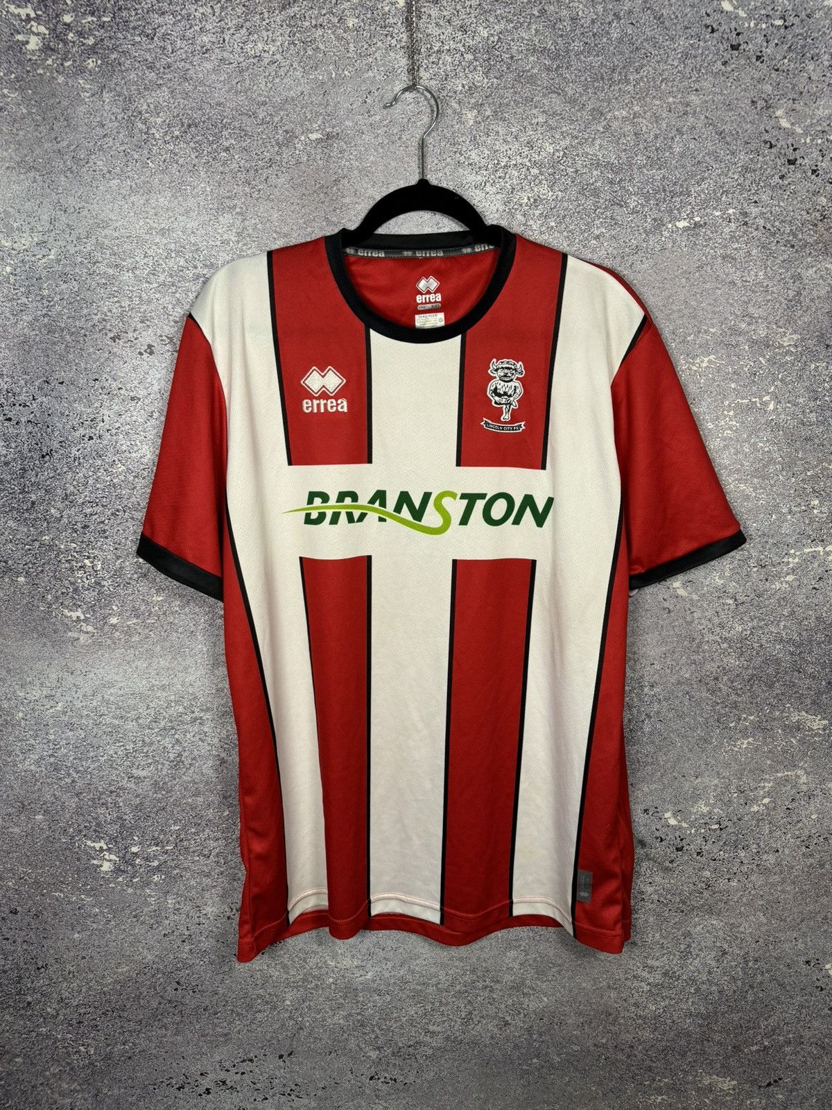 Errea × Vintage Vintage Lincoln City 2022/23 Errea Soccer Jersey Blokcore Size US XXL / EU 58 / 5 - 1 Thumbnail