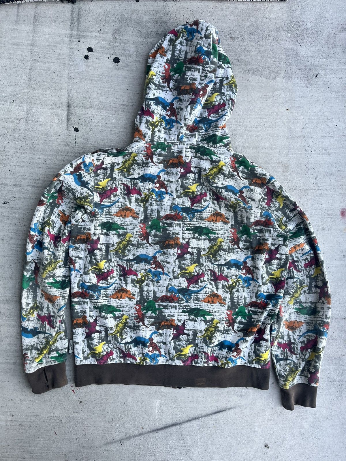Other RARE Dinosaur Y2K full zip hoodie Size US L / EU 52-54 / 3 - 5 Thumbnail