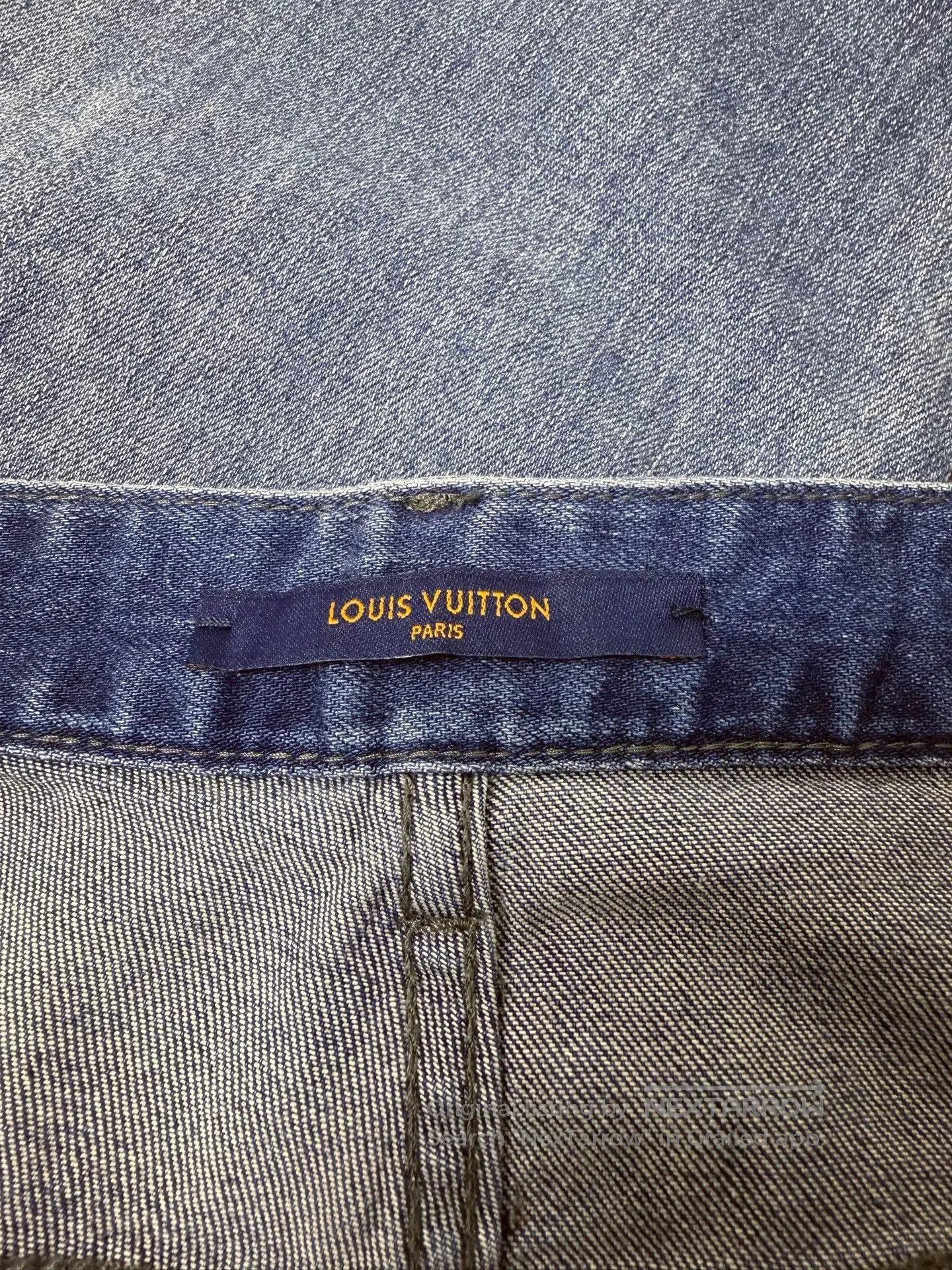 Louis Vuitton Louis Vuitton Blue Jeans. Size 35" - 6 Thumbnail