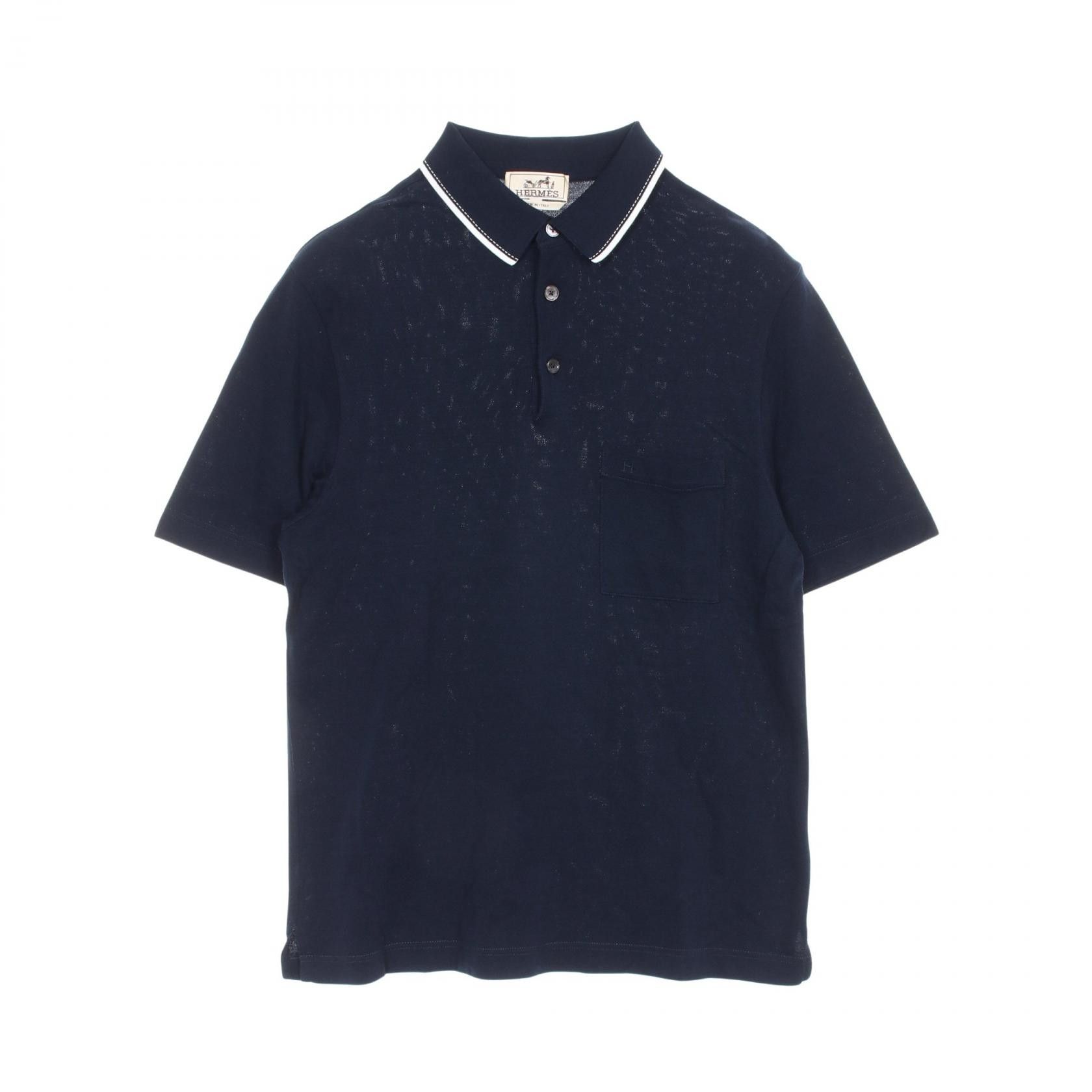 Hermes Hermes Hermes H Embroidery Cotton Top Cotton Tops Size ONE SIZE - 1 Thumbnail