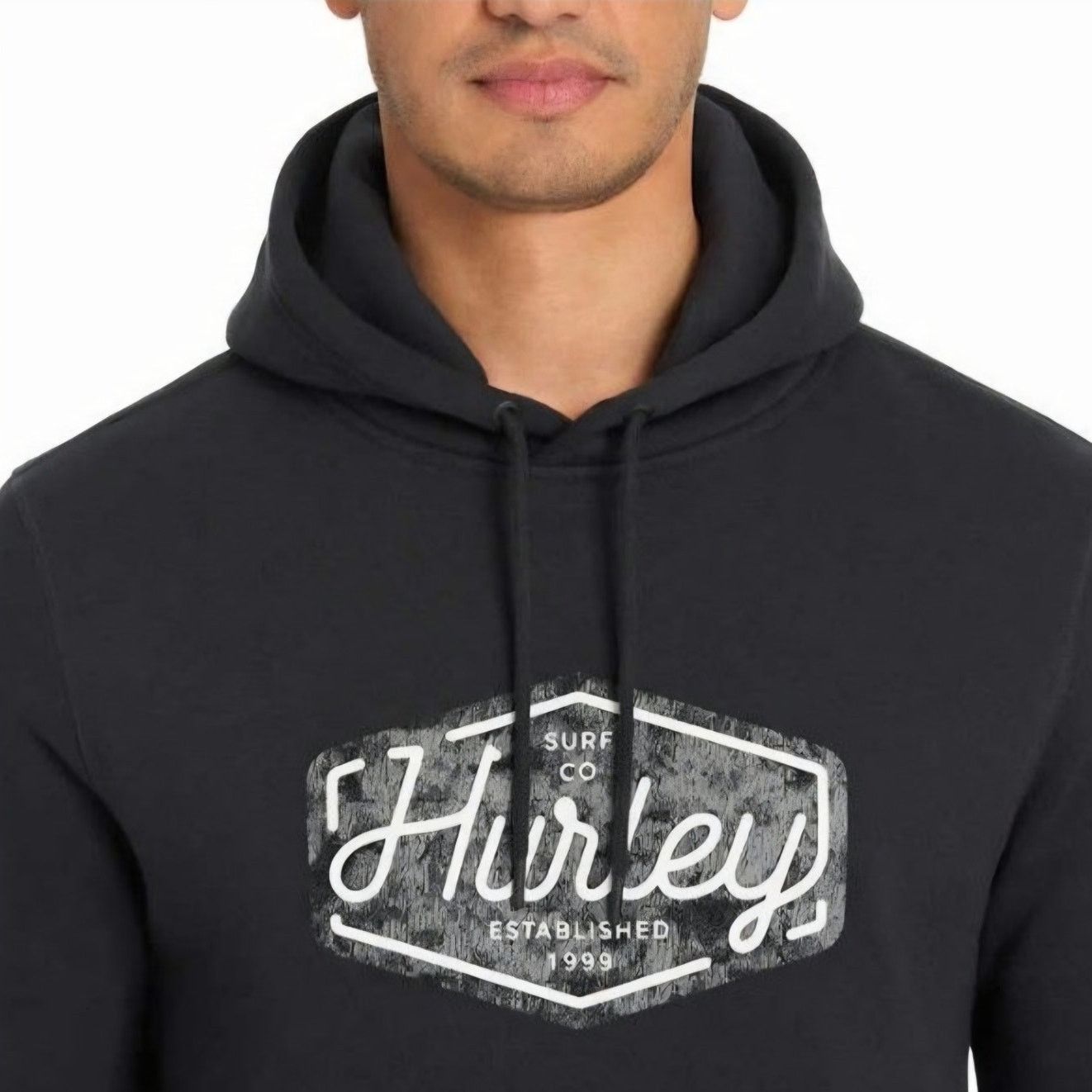 Hurley Men's Black Hurley Pullover Hoodie - Size Small Size US S / EU 44-46 / 1 - 3 Thumbnail
