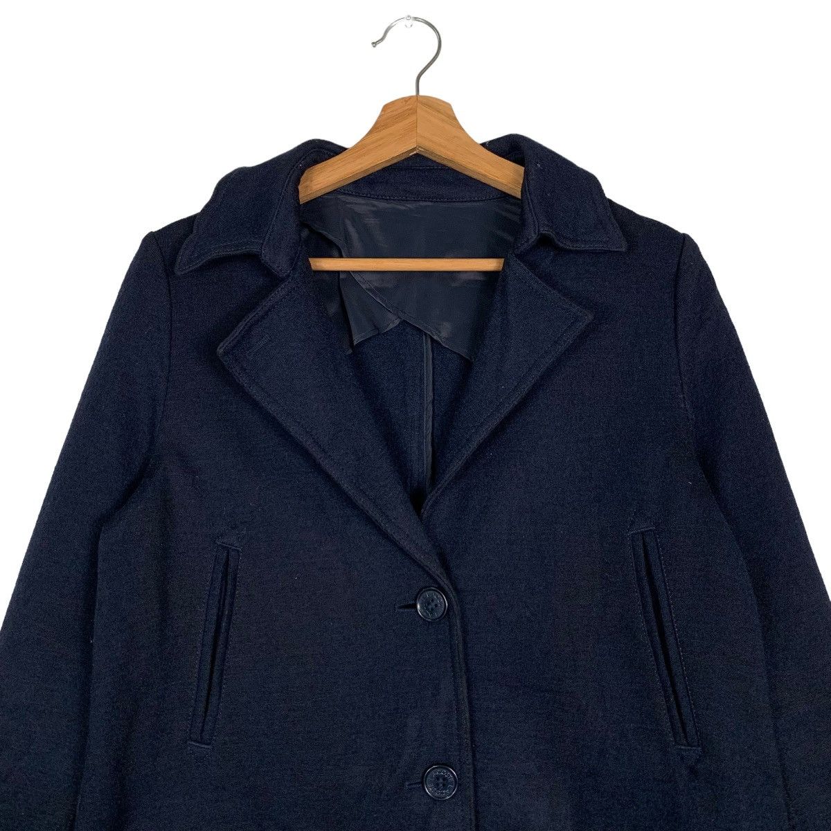 Lacoste LACOSTE Wool Overcoat Jacket #0012-C1 Size US S / EU 44-46 / 1 - 3 Thumbnail