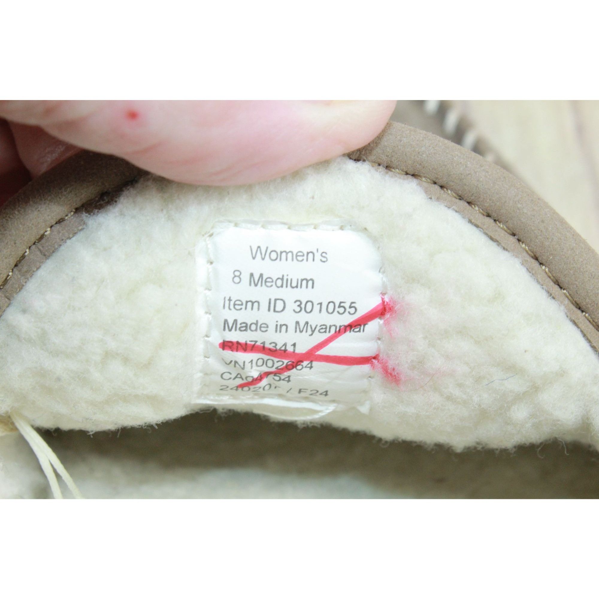 L.L. Bean LL Bean Dark Cement Fleece Lined Mountain Moccasins Size US 8 / IT 38 - 8 Thumbnail
