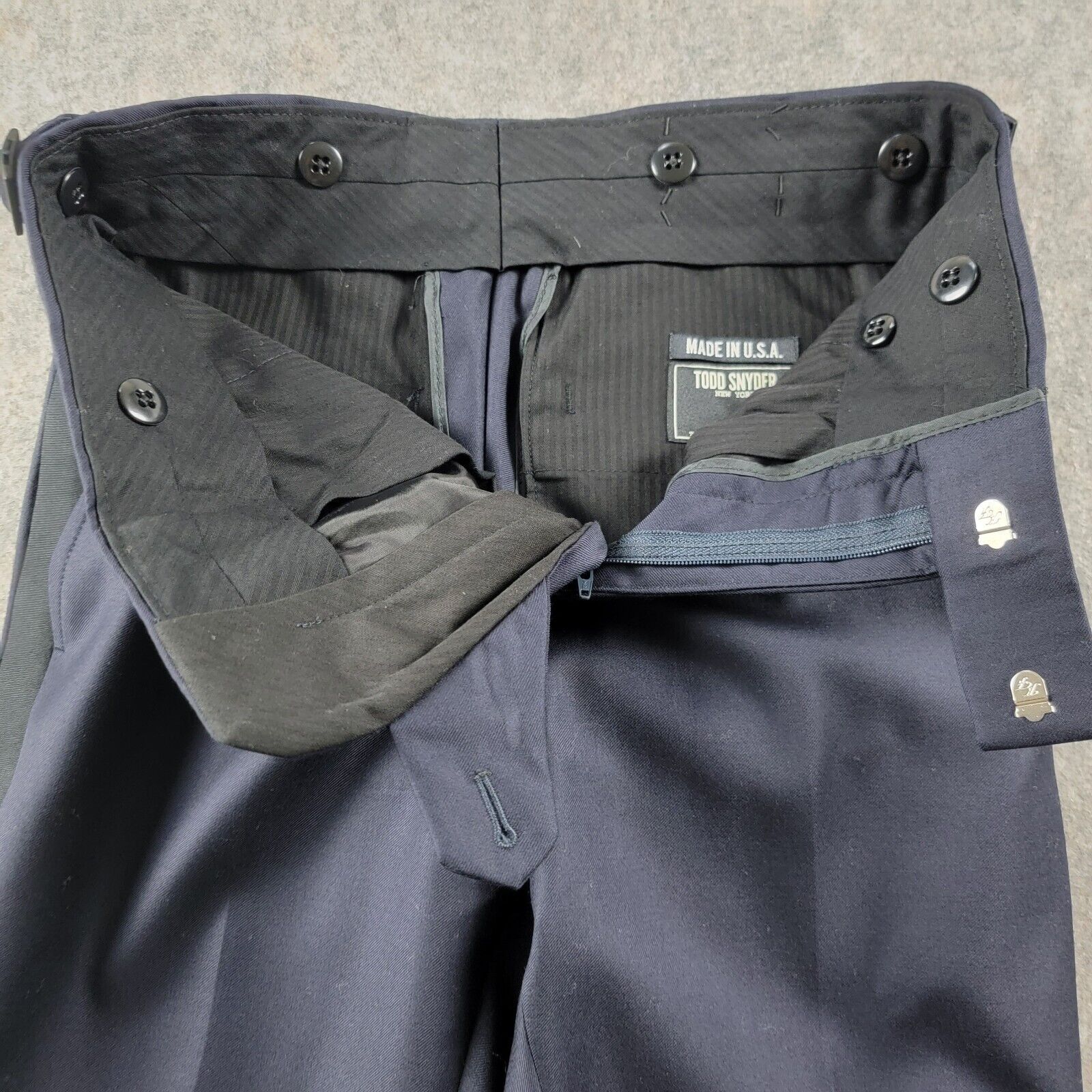 Todd Snyder Todd Snyder x Southwick Slim Fit Tuxedo Trouser *Read* 28R Size 34R - 8 Thumbnail