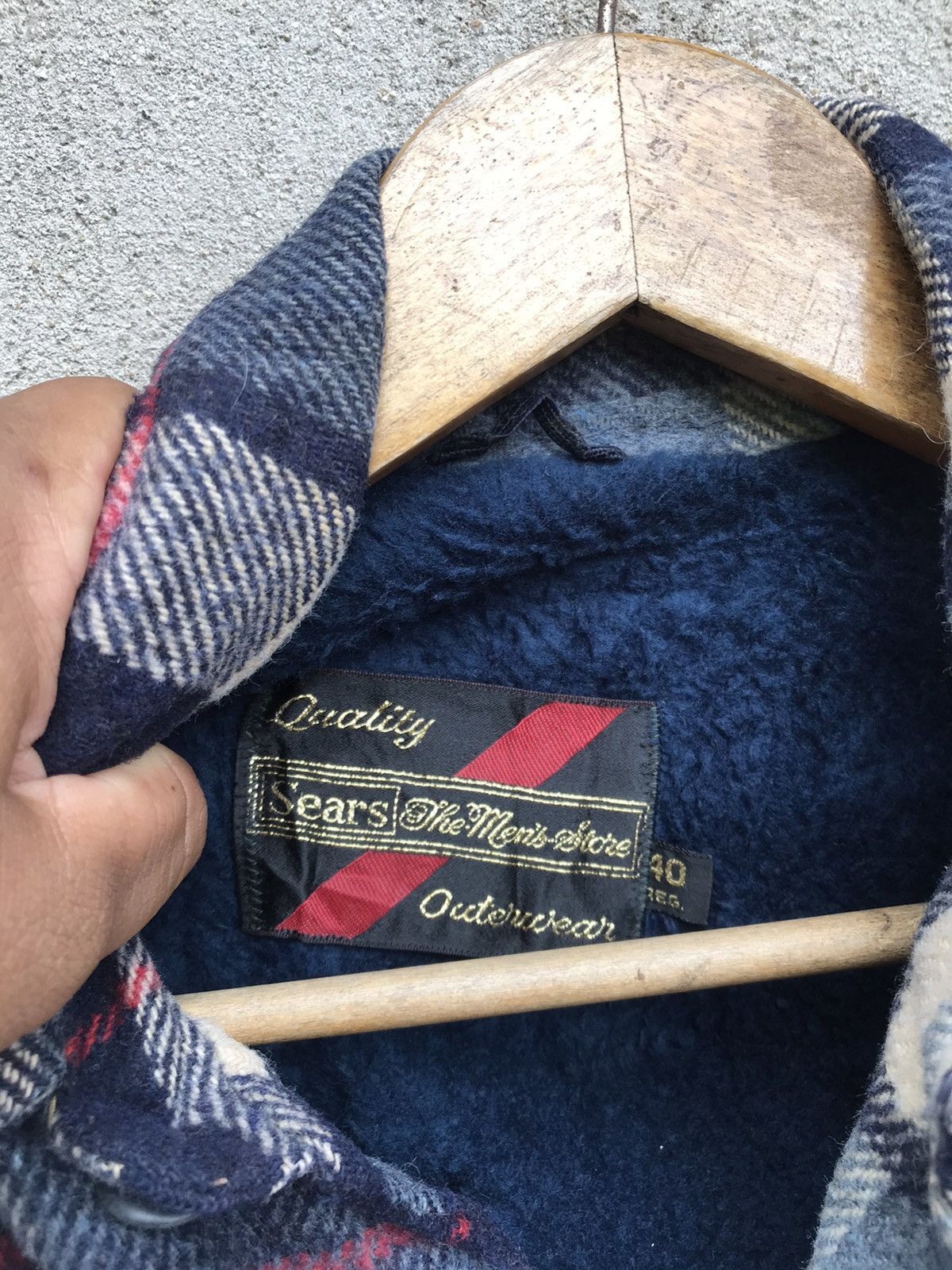 Sears × Vintage RARE Vintage 70s Sears Wool Button Up jacket Size US M / EU 48-50 / 2 - 9 Thumbnail