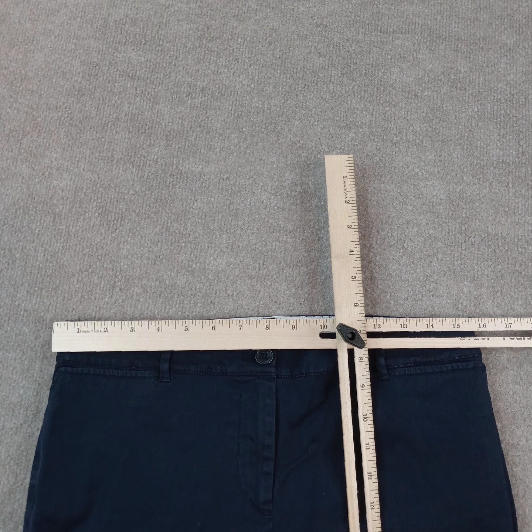 Talbots Talbots Womens Black Cropped Stretch Pants 8P Petite Size 32" / US 10 / IT 46 - 4 Thumbnail