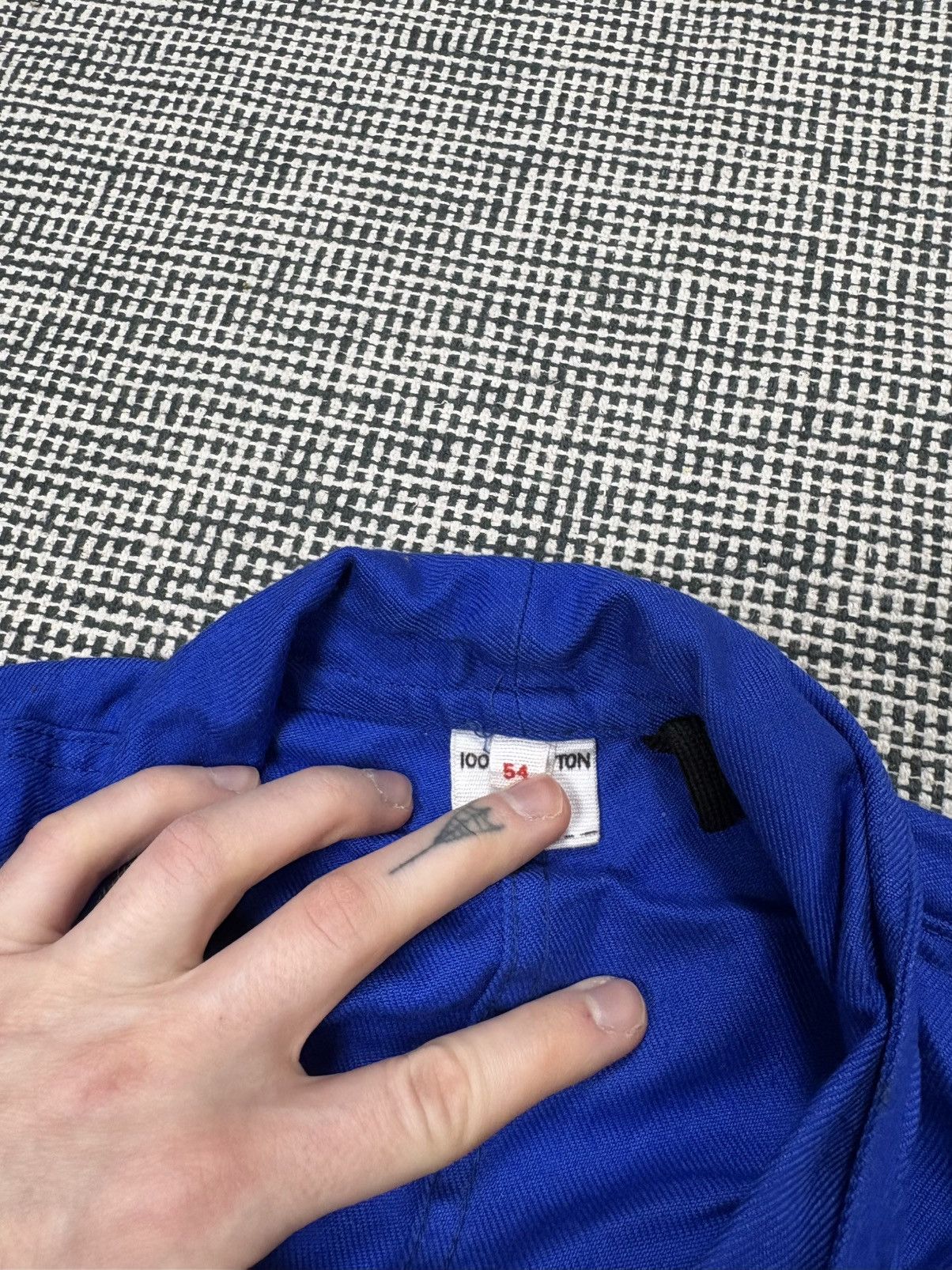 Other 1970s French chore coat jacket workwear bleu de travail Size US XL / EU 56 / 4 - 2 Thumbnail