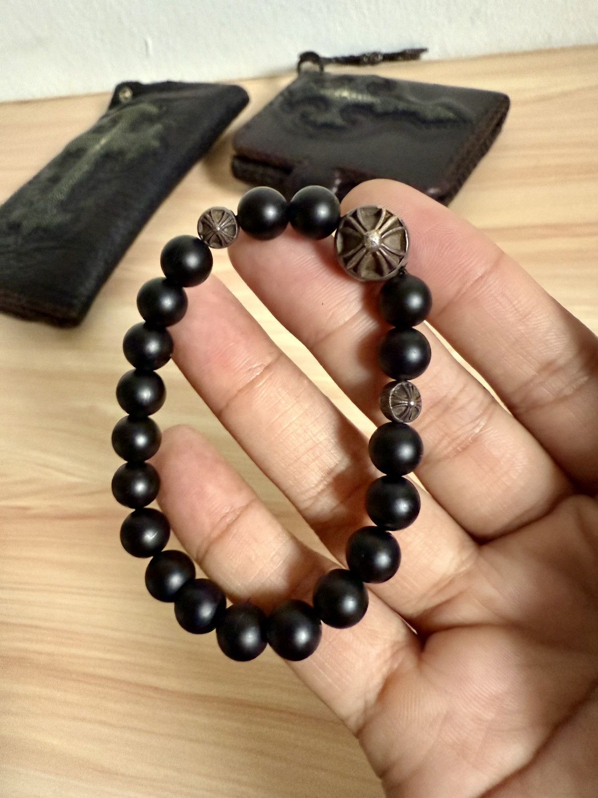 Chrome Hearts Chrome Hearts Matte Black Onyx beaded Bracelet Size ONE SIZE - 5 Thumbnail