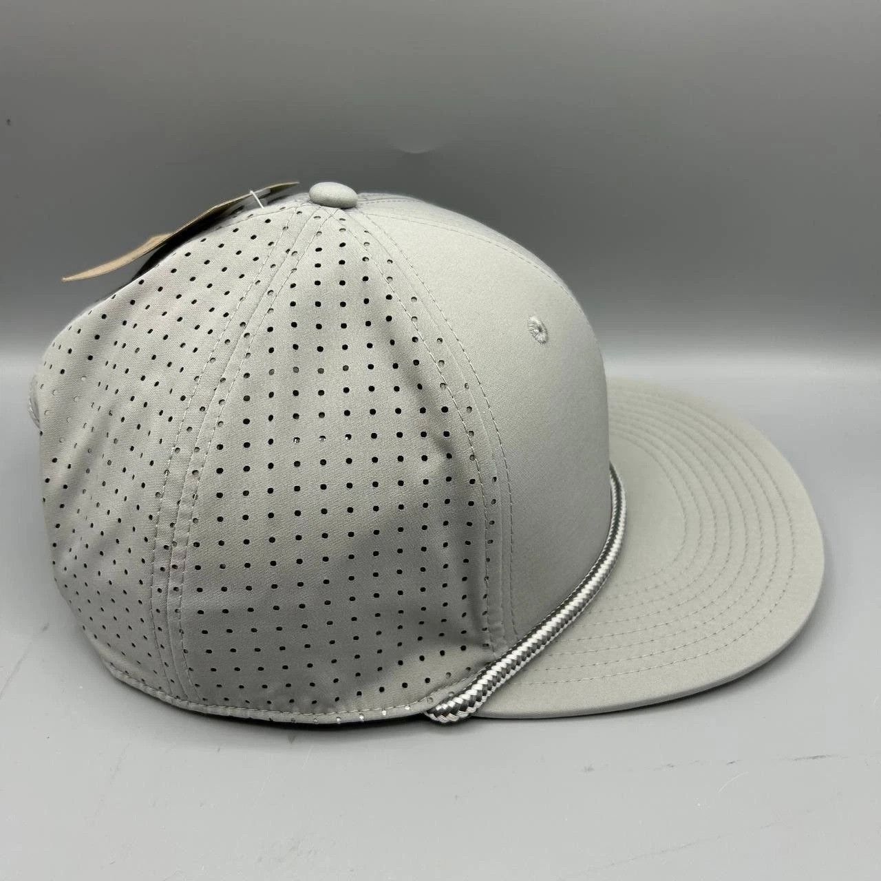 The Game The Game Hat Men Gray Blank Plain Snap Back Cap New Size ONE SIZE - 6 Thumbnail