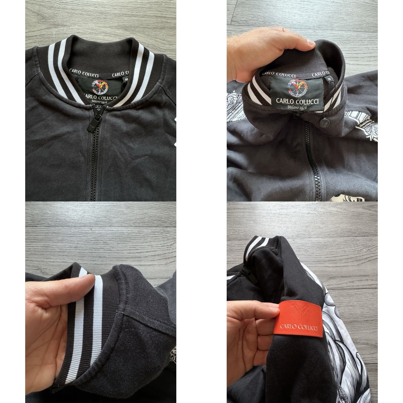 Carlo Colucci Carlo Colucci Sweatshirt Zip Black M Mens Size US M / EU 48-50 / 2 - 8 Thumbnail