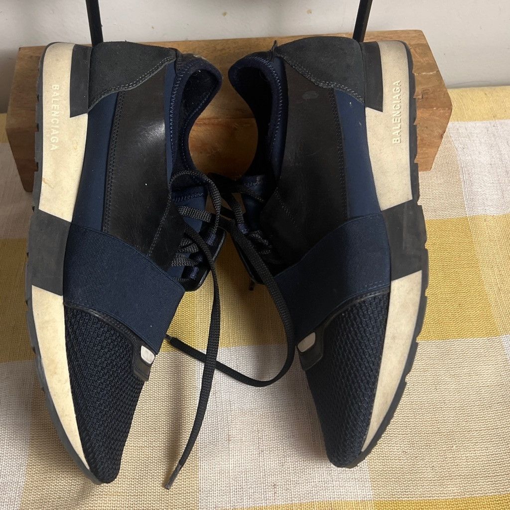 Balenciaga Balenciaga race leather trainer Size US 8 / IT 38 - 2 Thumbnail