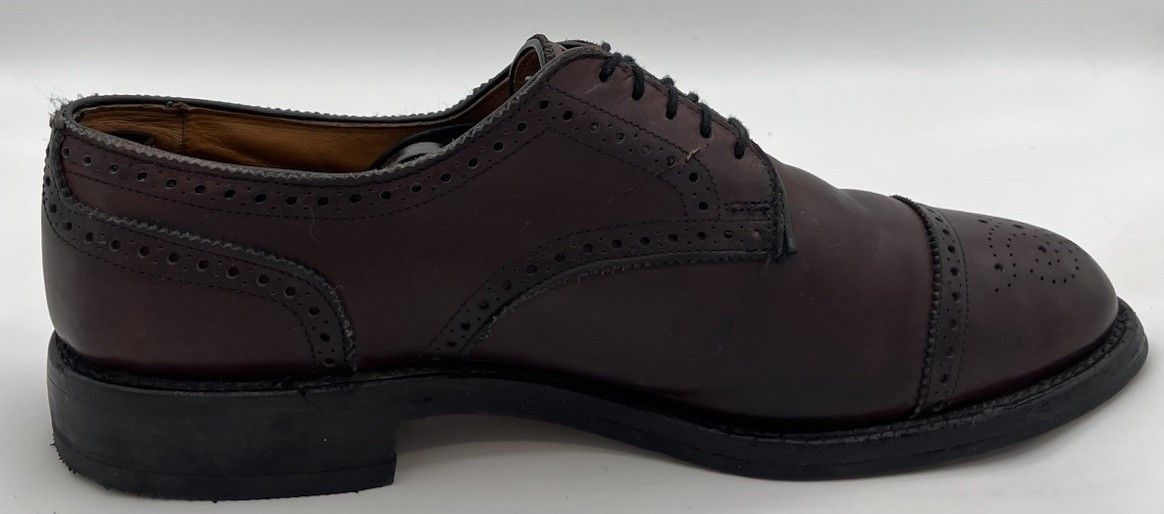 Allen Edmonds Allen Edmonds LEXINGTON Burgundy Leather Cap Toe Oxford Sz 9 Size US 9 / EU 42 - 6 Thumbnail