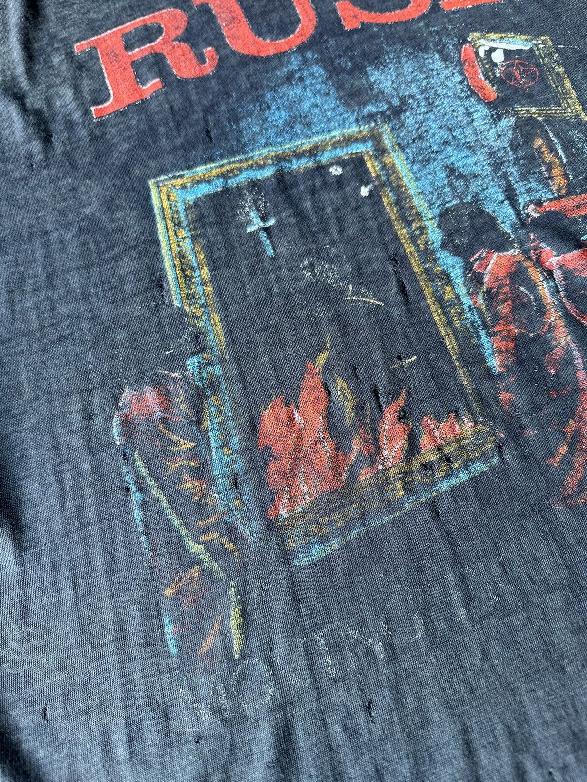 Band Tees *RARE* Vintage 1981 Rush “Moving Pictures” World Tour Tee Size US M / EU 48-50 / 2 - 4 Thumbnail
