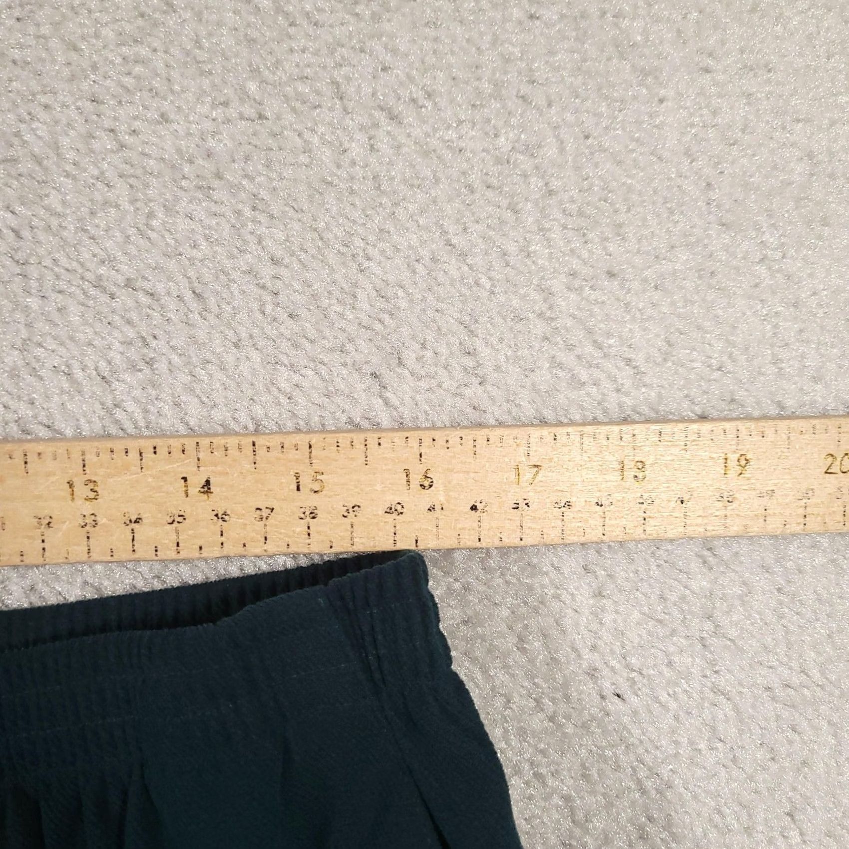 Vintage Alfred Dunner Pants Womens 18 Dark Green Pull On Elastic Waist Dress Slacks Size 40" / US 18 - 7 Thumbnail