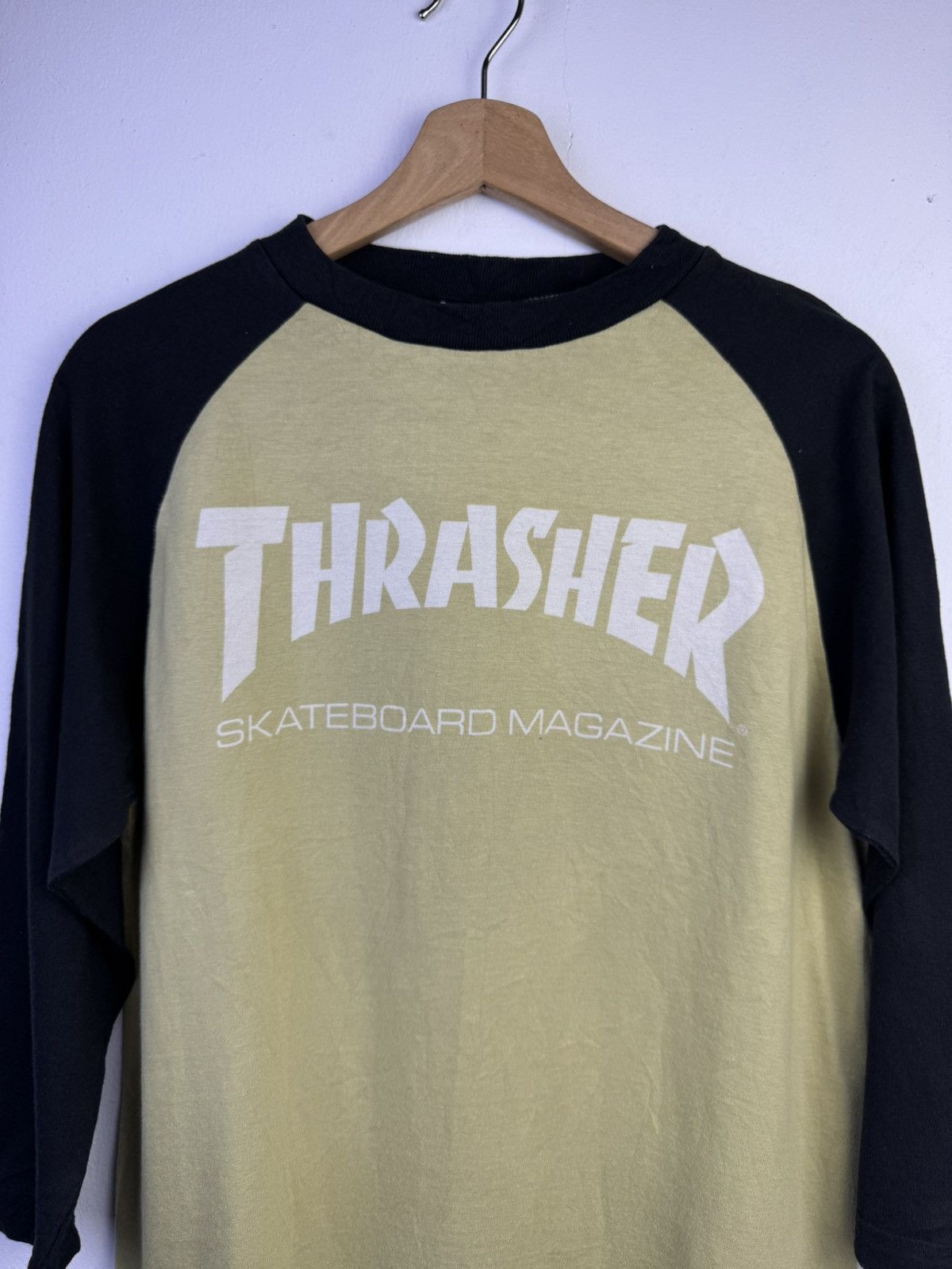 Thrasher Thrasher Men's 3/4 sleeve raglan T-shirt with a logo Size US M / EU 48-50 / 2 - 4 Thumbnail