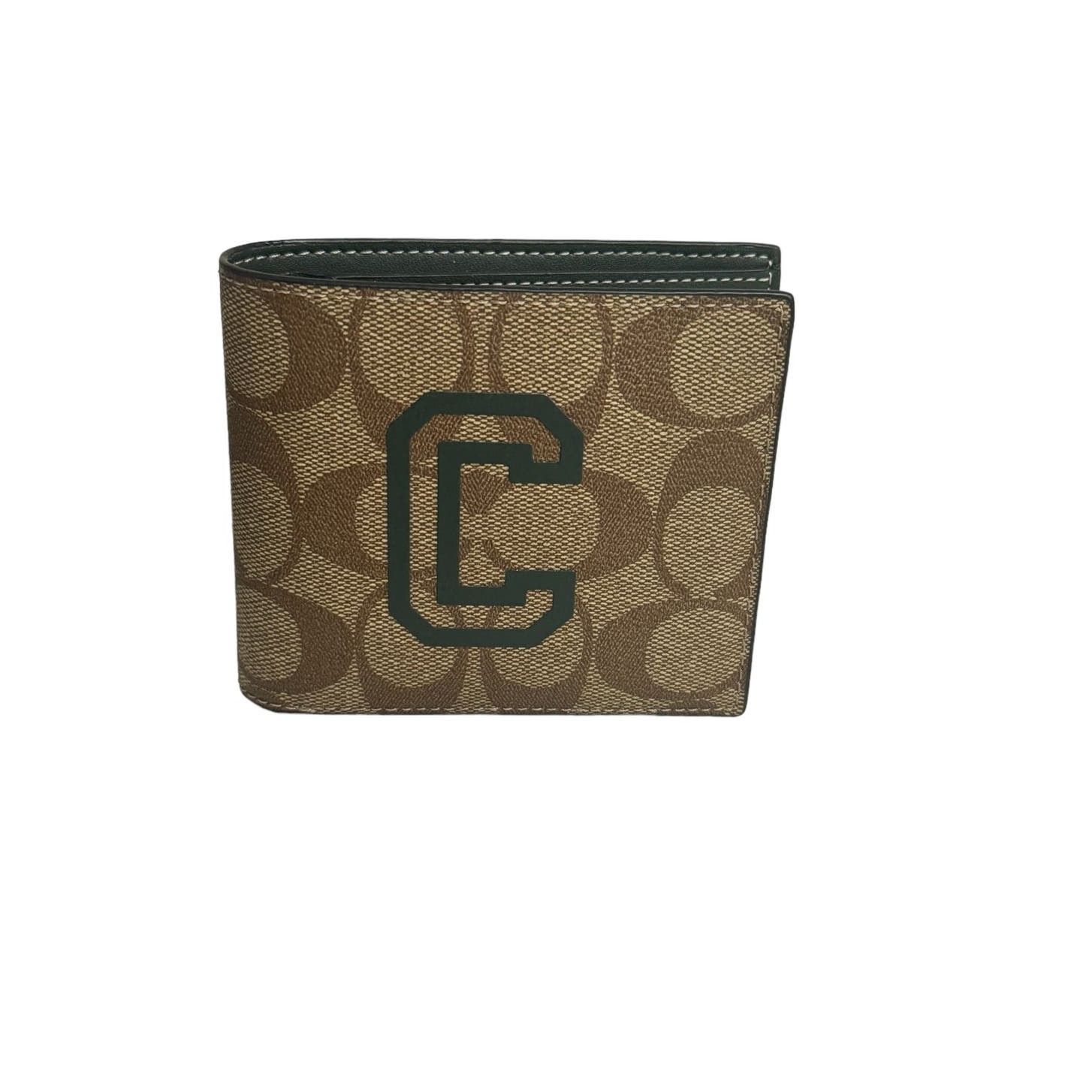Coach Coach men Wallet In Signature Canvas With Varsity Motif new Size ONE SIZE - 3 Thumbnail