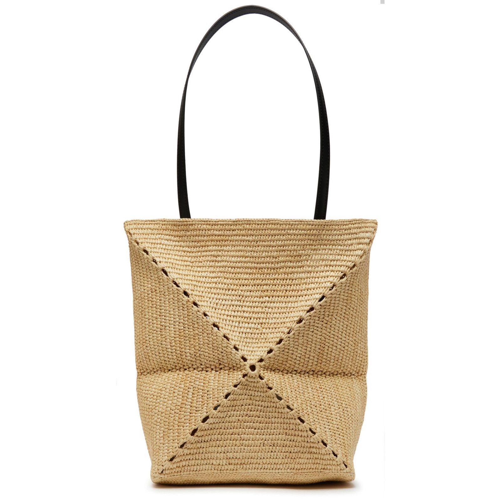 Loewe LOEWE Puzzle Fold Natural Raffia Tote Bag New & Authentic Size ONE SIZE - 3 Thumbnail